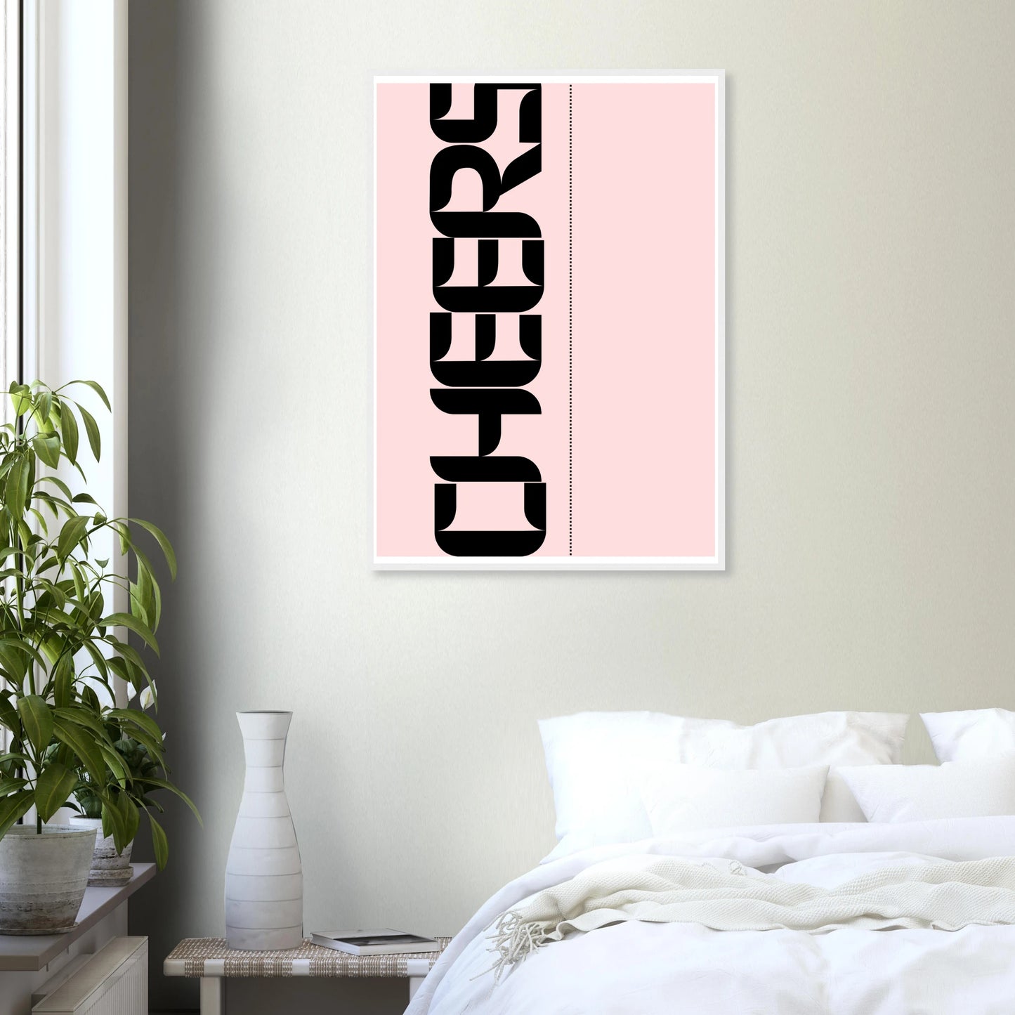 Blush 1 art print in a size affordable wall art by Art Aunty NZ