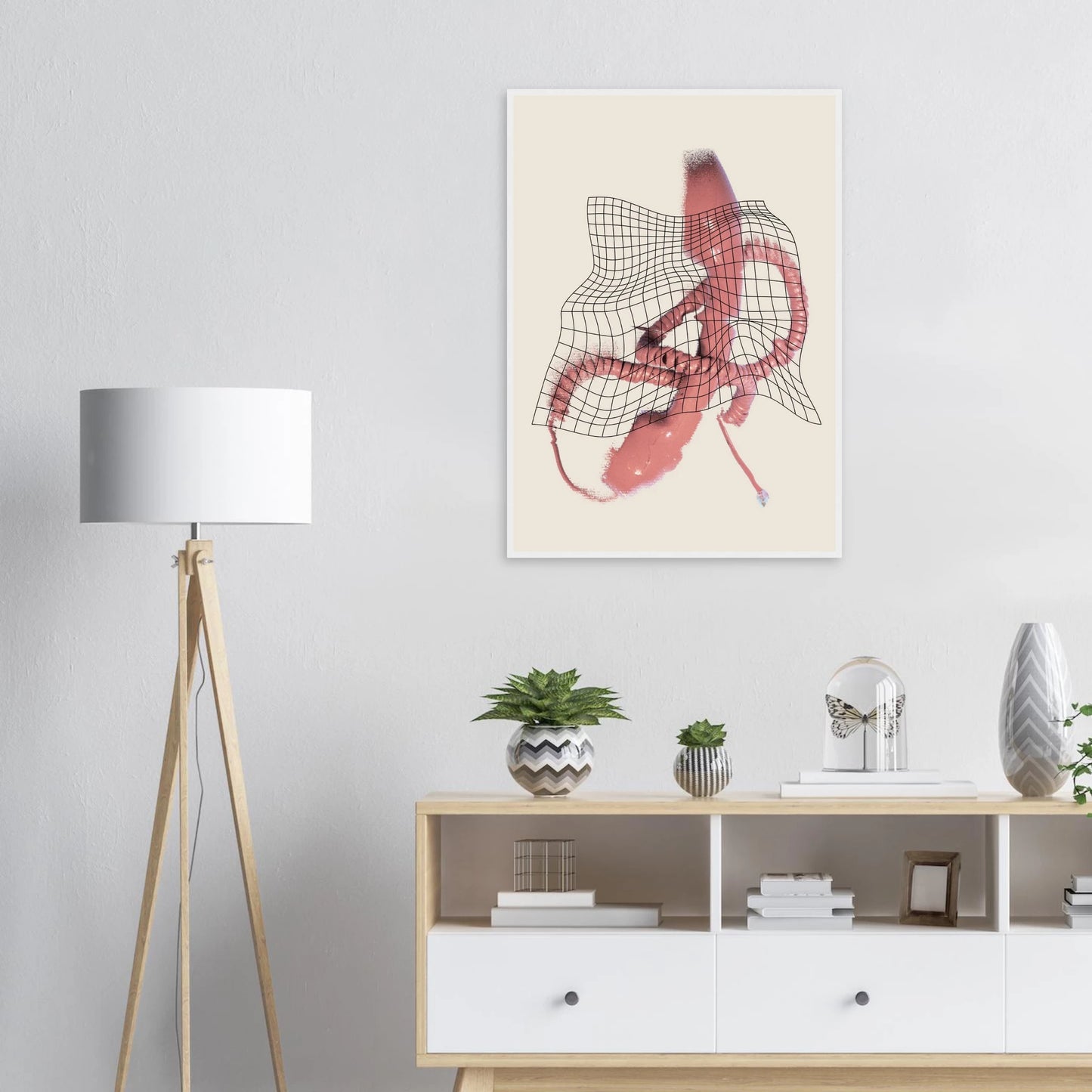 Betty calling art print in a size affordable wall art by Art Aunty NZ