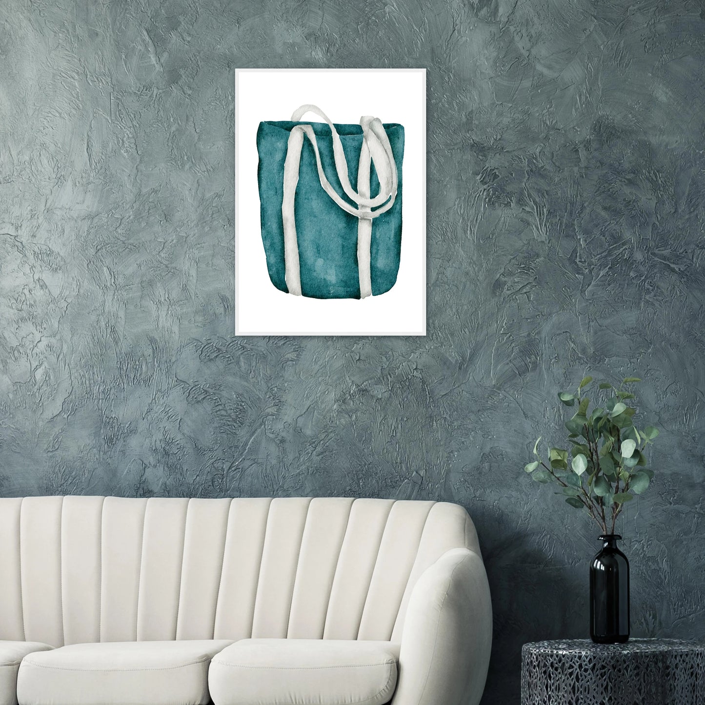 Beach bag 1 art print in a size affordable wall art by Art Aunty NZ