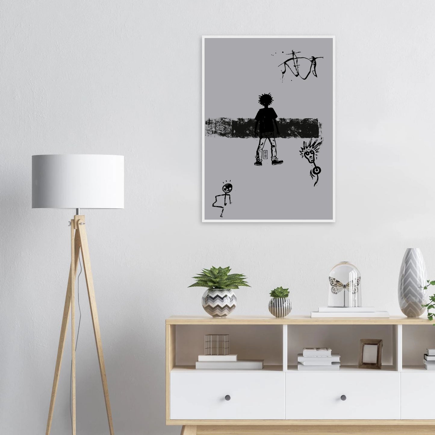 Streamz art print in a size affordable wall art by Art Aunty NZ