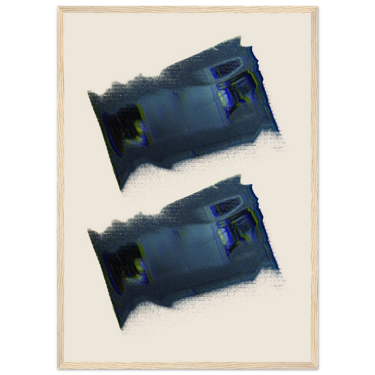 Closer look art print in a Wood frame size 21x29.7 cm / 8x12" affordable wall art by Art Aunty NZ