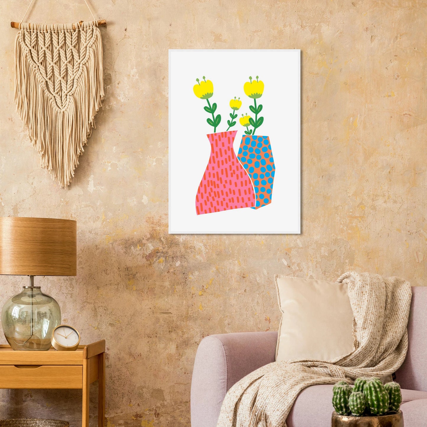 Maria art print in a size affordable wall art by Art Aunty NZ