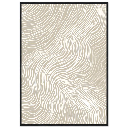 4pm anya trut martini glass art print elegant minimalist decor in your choice of frame size art print in a Wood frame size 21x29.7 cm / 8x12" affordable wall art by Art Aunty NZ