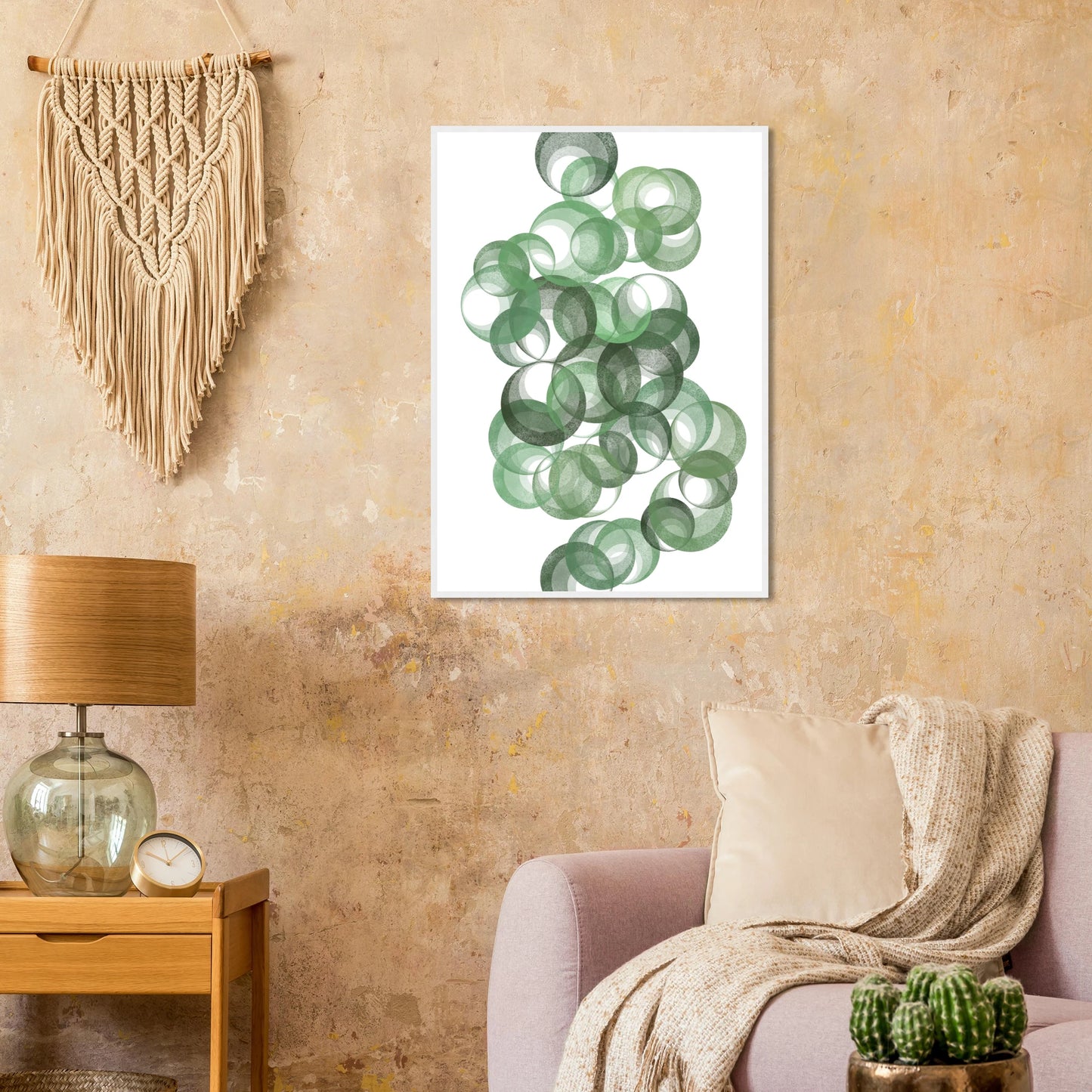 Grass roots art print in a size affordable wall art by Art Aunty NZ