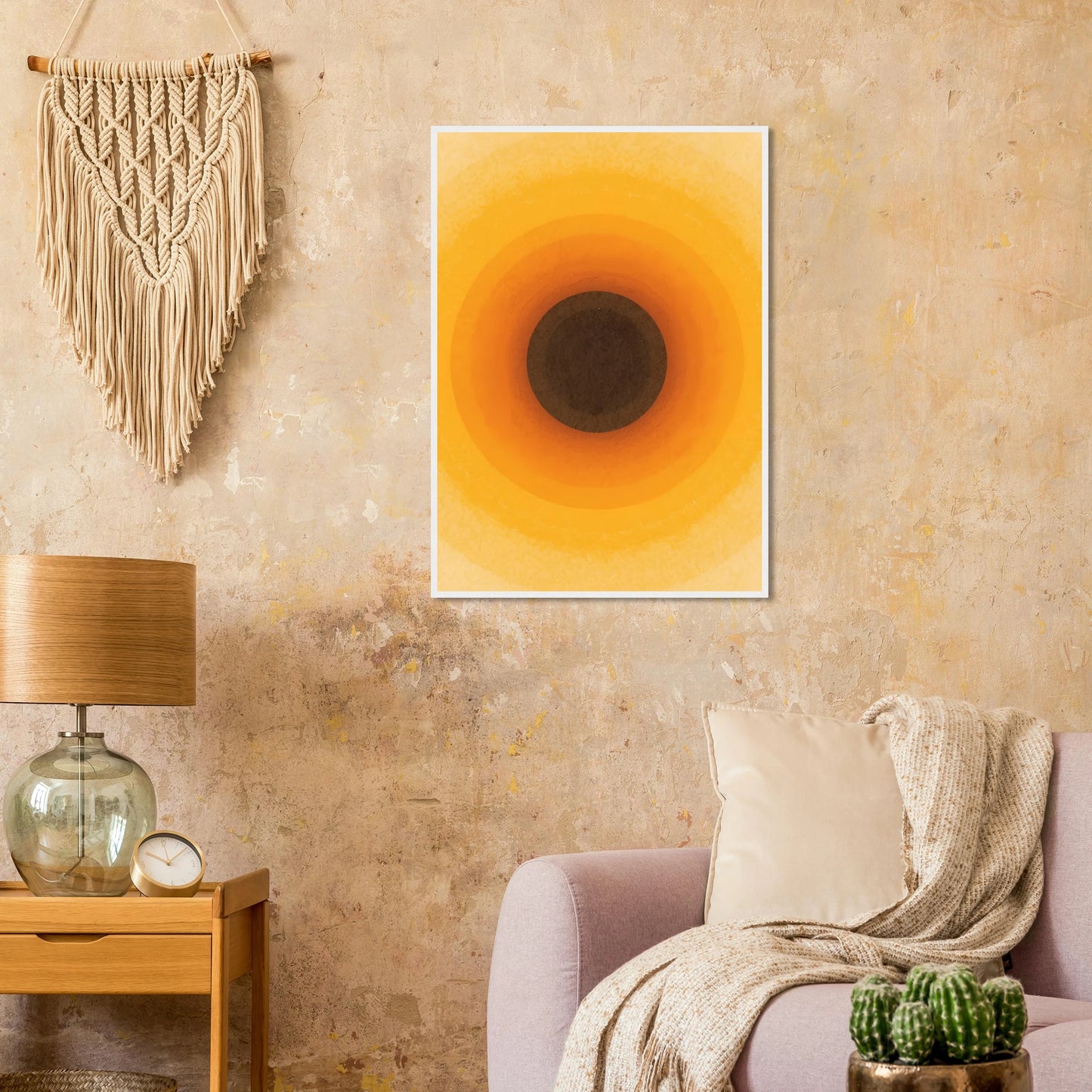 Sundowner art print in a size affordable wall art by Art Aunty NZ