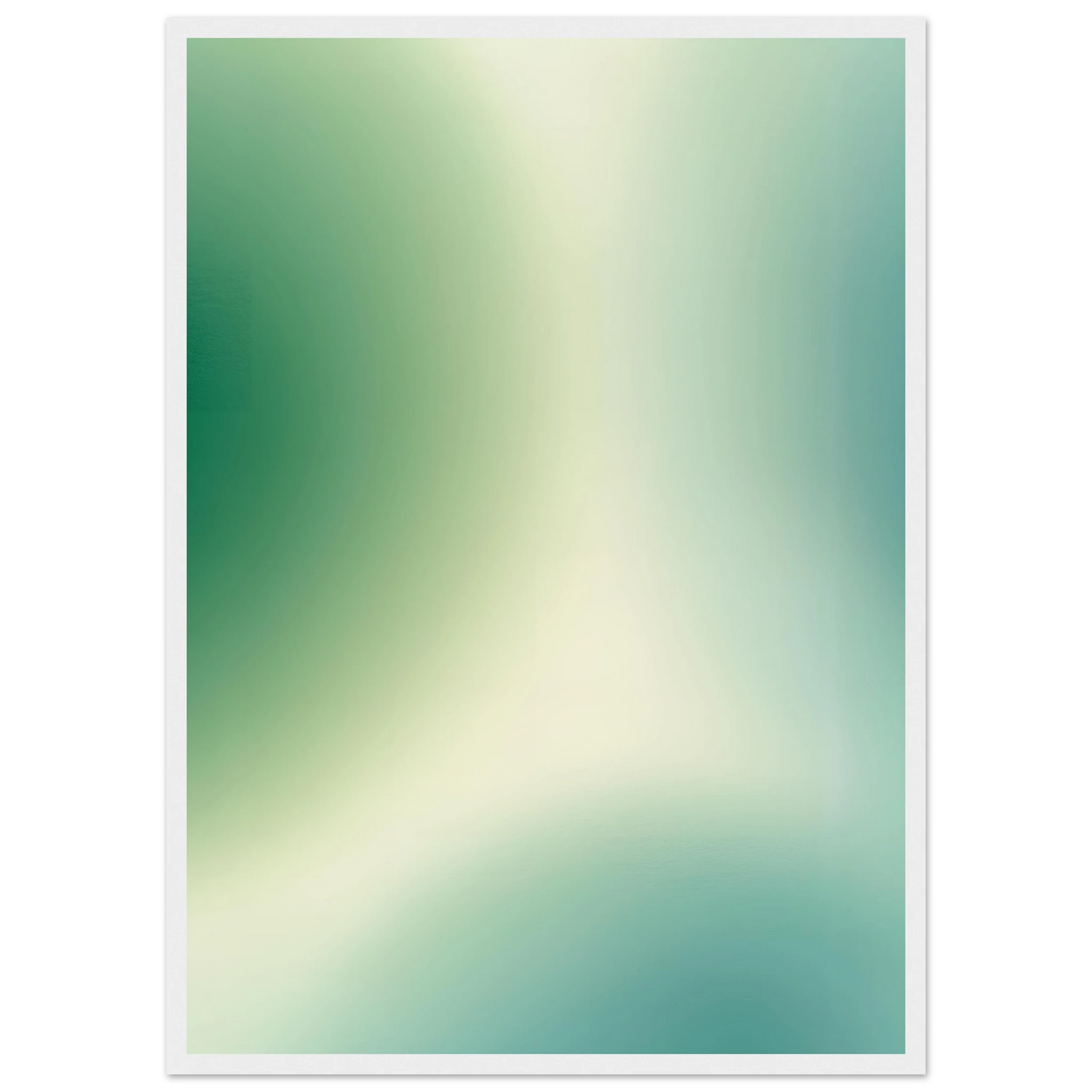 Abstract emerald dream framed art print by anya trut choose your size frame art print in a Wood frame size 21x29.7 cm / 8x12" affordable wall art by Art Aunty NZ