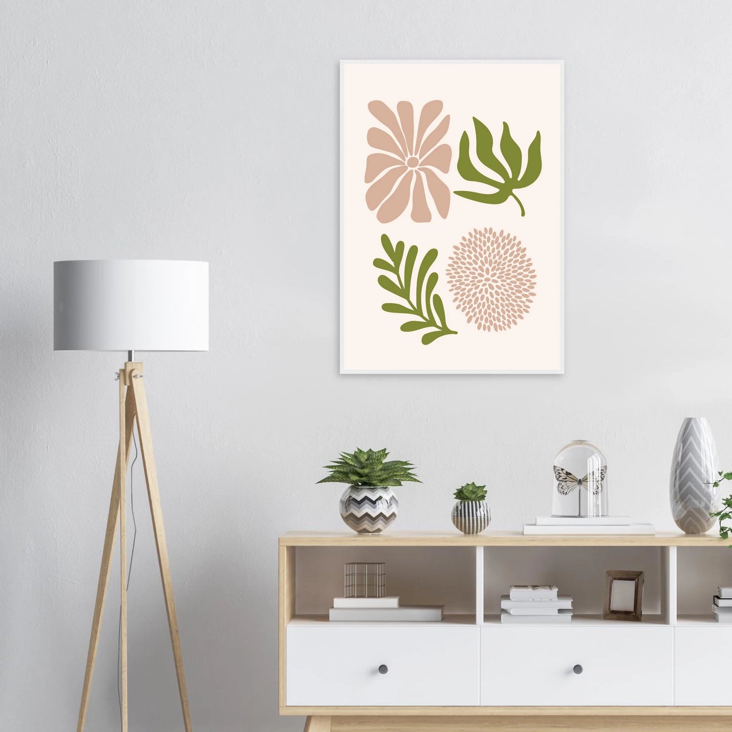Blooming art print in a  size  affordable wall art by Art Aunty NZ