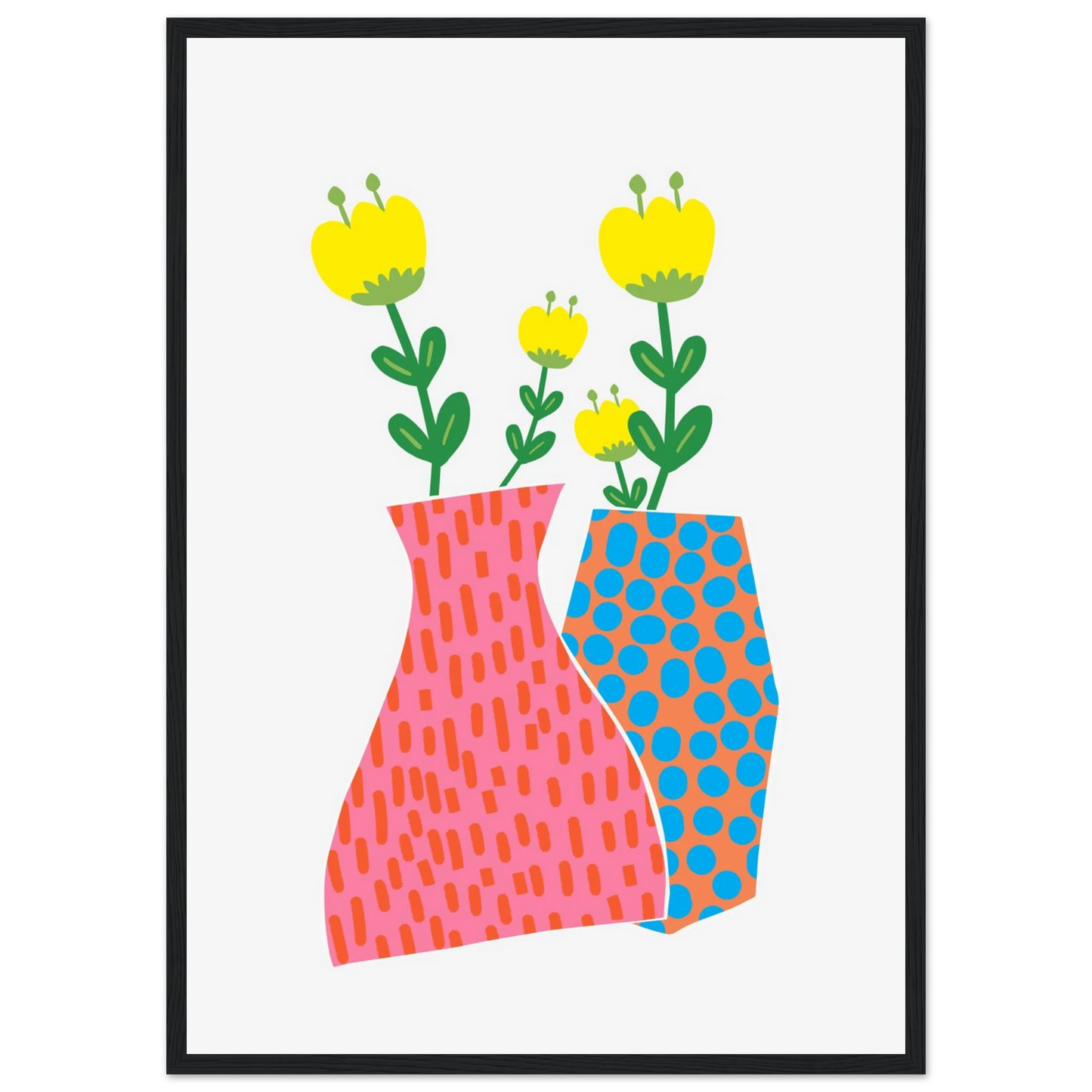 Maria art print in a White frame size A2 (42 x 59.4  cm) affordable wall art by Art Aunty NZ