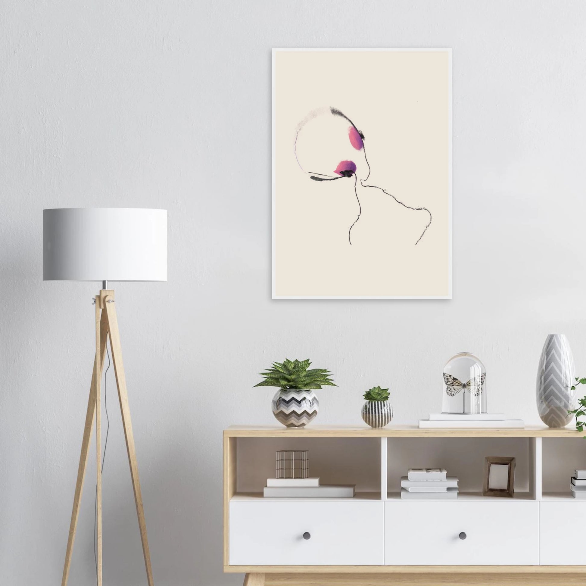 Bliss in the 00s art print in a  size  affordable wall art by Art Aunty NZ