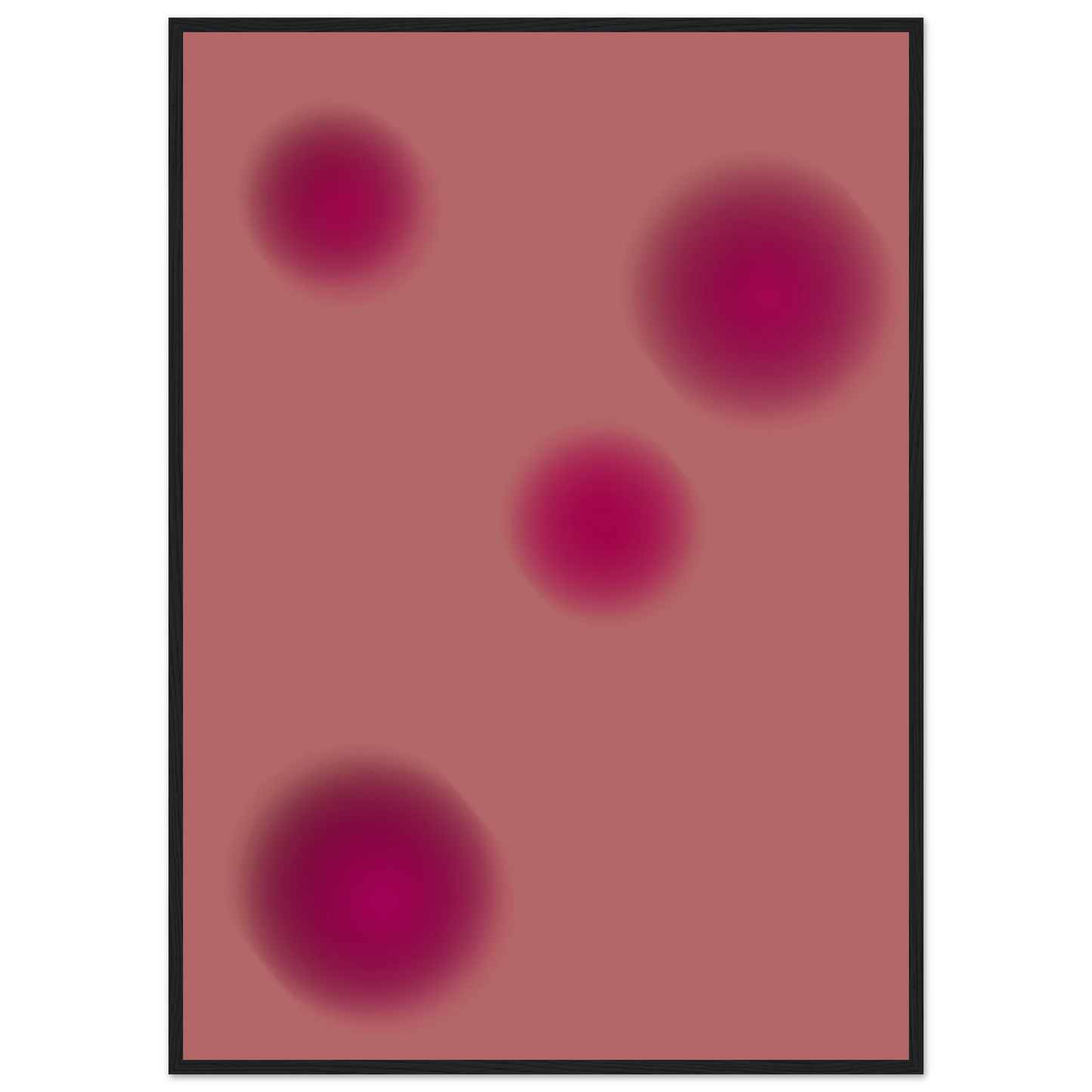 Good vibrations art print in a Wood frame size A1 (59.4 x 84.1  cm) affordable wall art by Art Aunty NZ