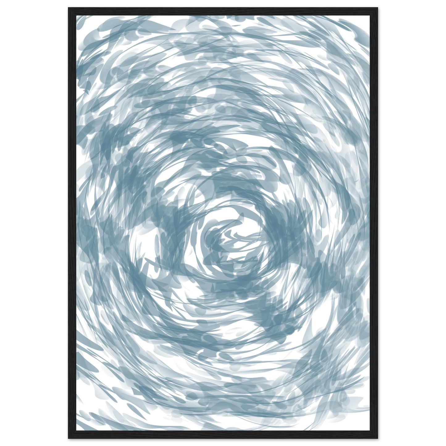 The mind art print in a Black frame size A2 (42 x 59.4  cm) affordable wall art by Art Aunty NZ