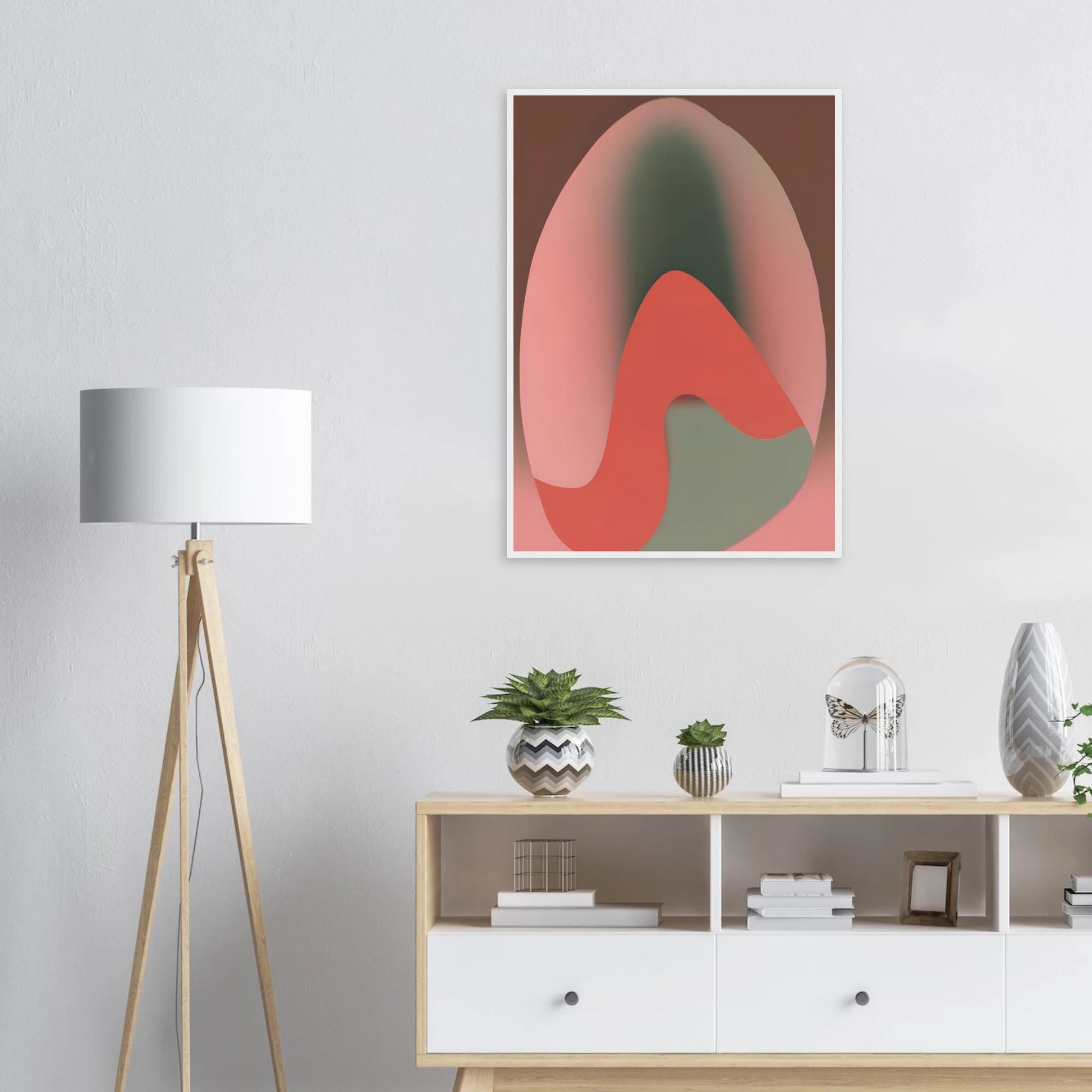 Egg art print in a  size  affordable wall art by Art Aunty NZ