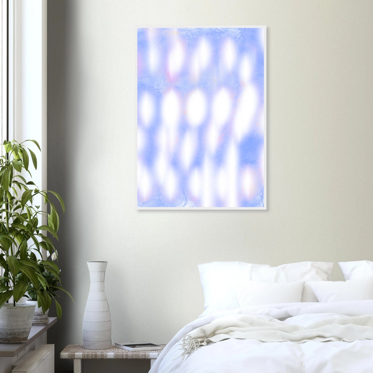Azure 1 art print in a  size  affordable wall art by Art Aunty NZ
