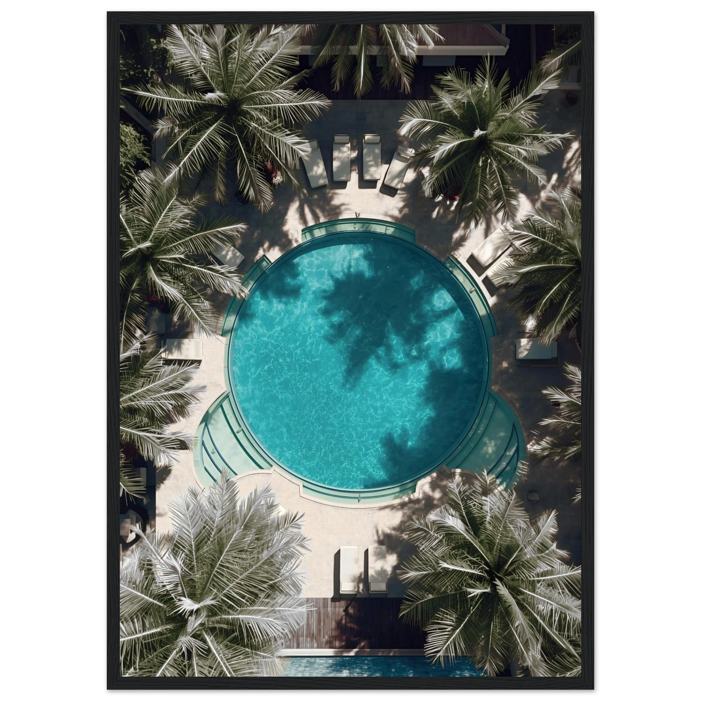 Spire art print in a Black frame size 21x29.7 cm / 8x12" affordable wall art by Art Aunty NZ