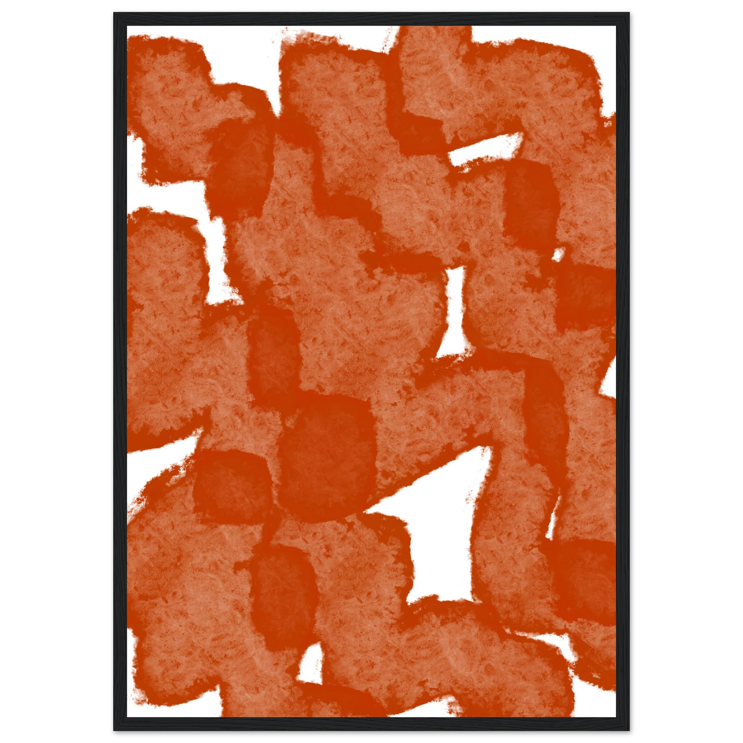 Autumn art print in a Wood frame size A2 (42 x 59.4  cm) affordable wall art by Art Aunty NZ