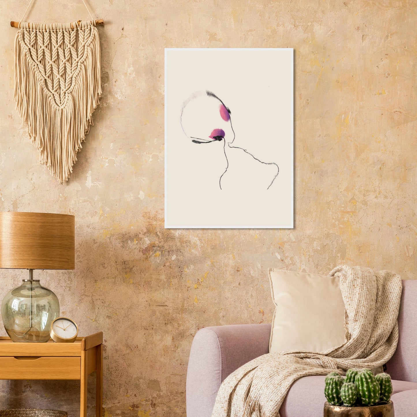 Bliss in the 00s art print in a  size  affordable wall art by Art Aunty NZ