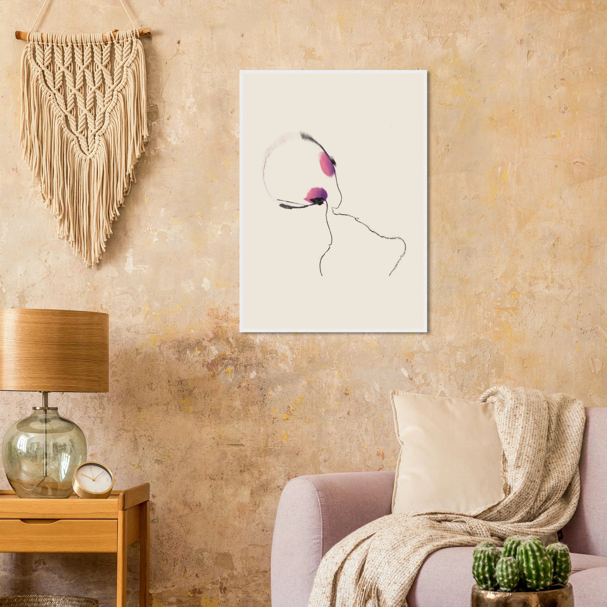Bliss in the 00s art print in a  size  affordable wall art by Art Aunty NZ