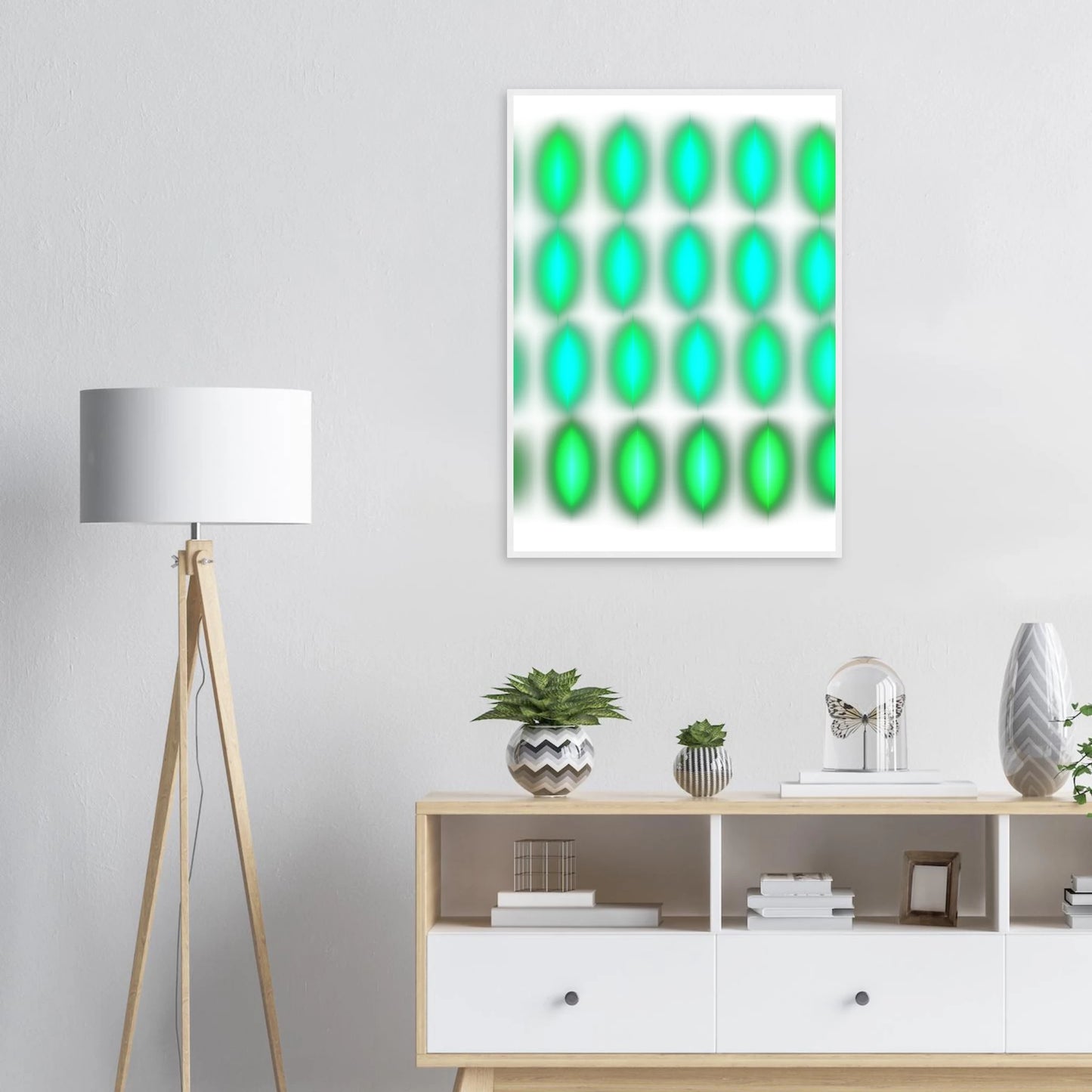 4pm martini elegance framed poster minimalist chic art by anya trut in your choice of size frame art print in a  size  affordable wall art by Art Aunty NZ