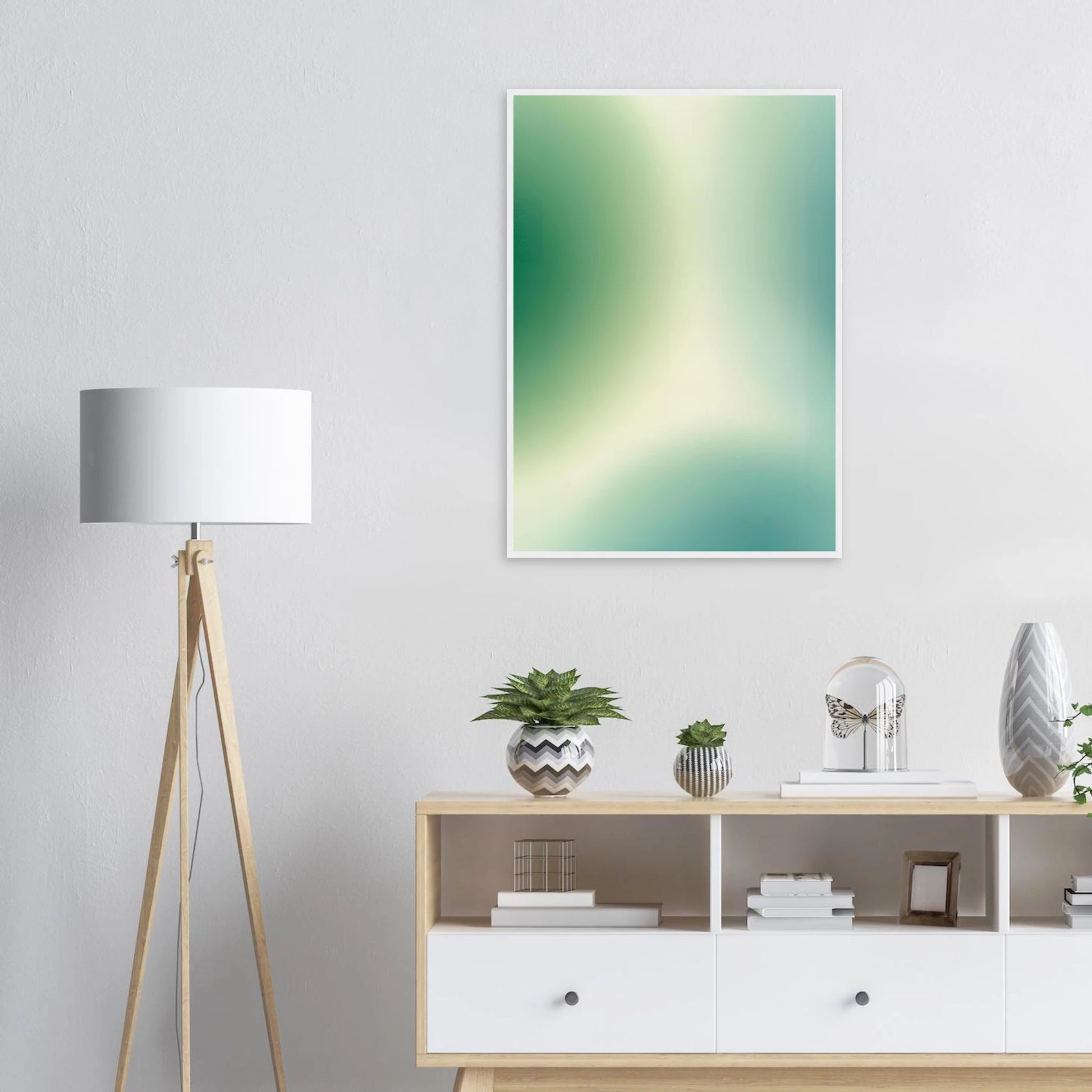 Abstract emerald dream framed art print by anya trut choose your size frame art print in a  size  affordable wall art by Art Aunty NZ