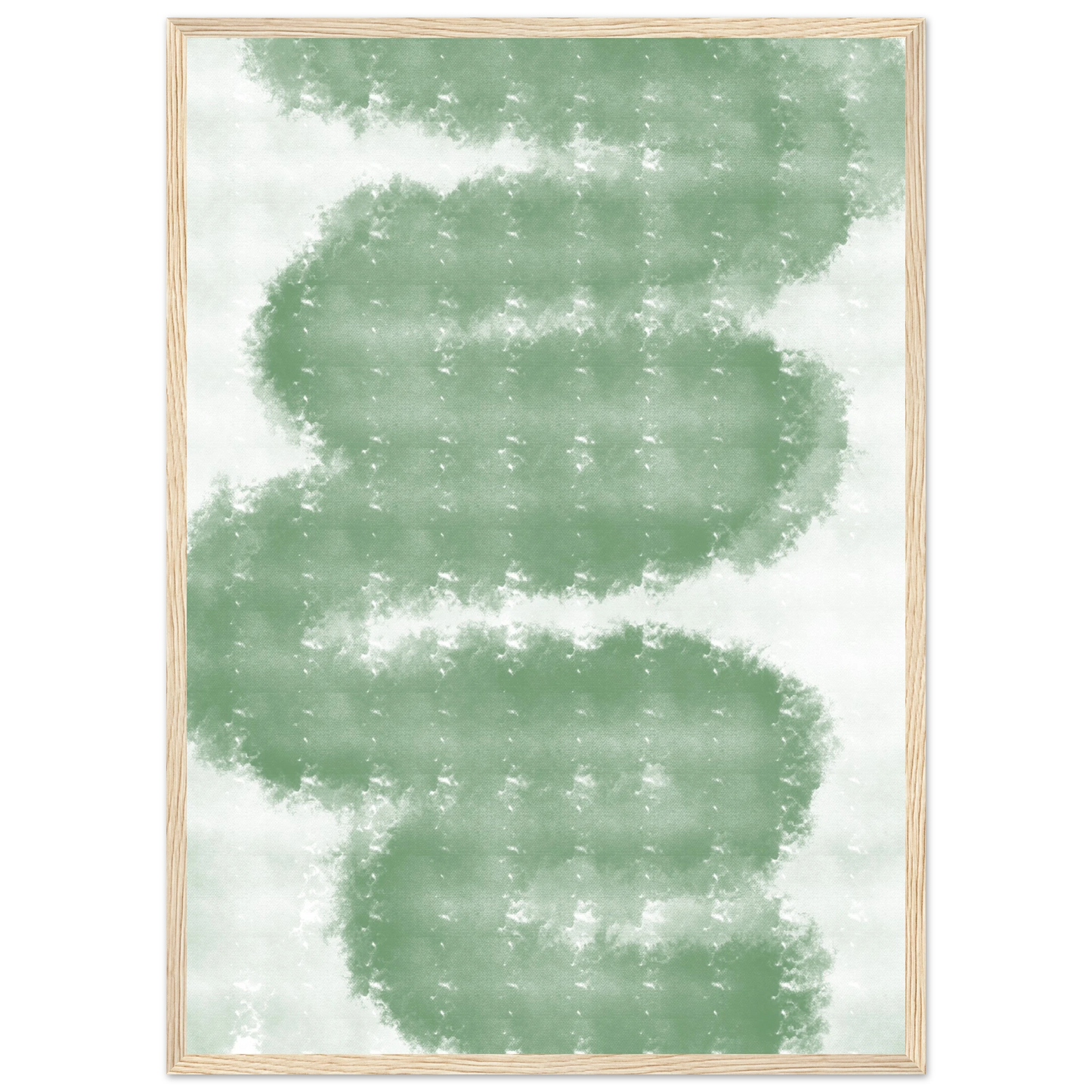 Calm material art print in a Black frame size A2 (42 x 59.4  cm) affordable wall art by Art Aunty NZ