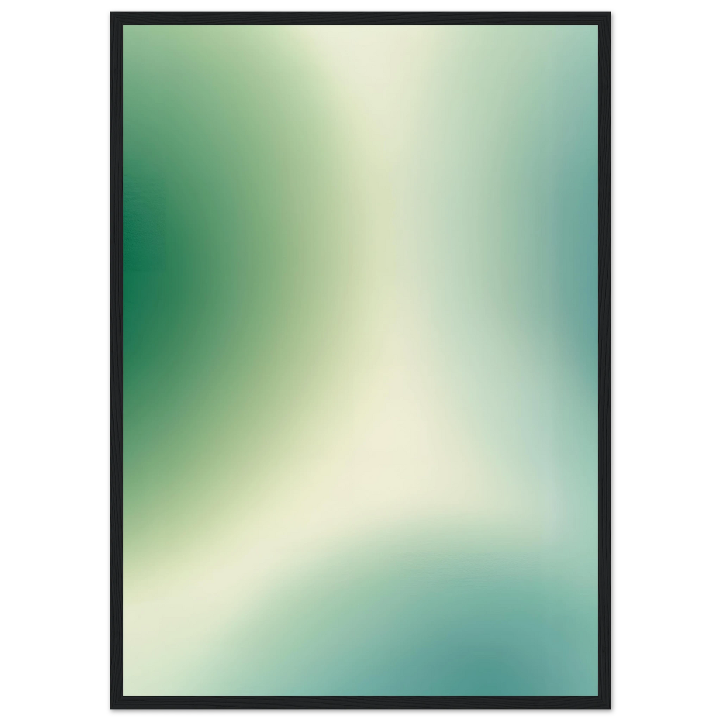 Abstract emerald dream framed art print by anya trut choose your size frame art print in a Black frame size A1 (59.4 x 84.1  cm) affordable wall art by Art Aunty NZ