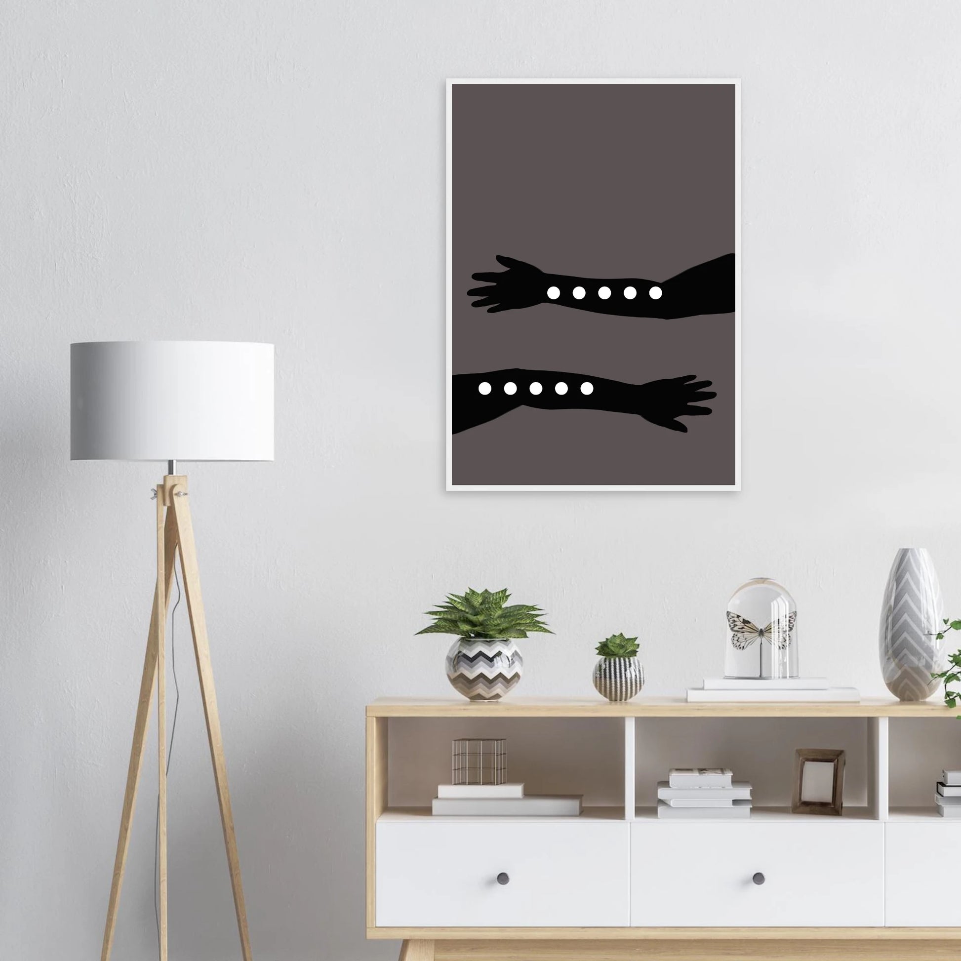 Abstract arms by anya trut striking minimalist wall art multiple sizes frame choices art print in a  size  affordable wall art by Art Aunty NZ