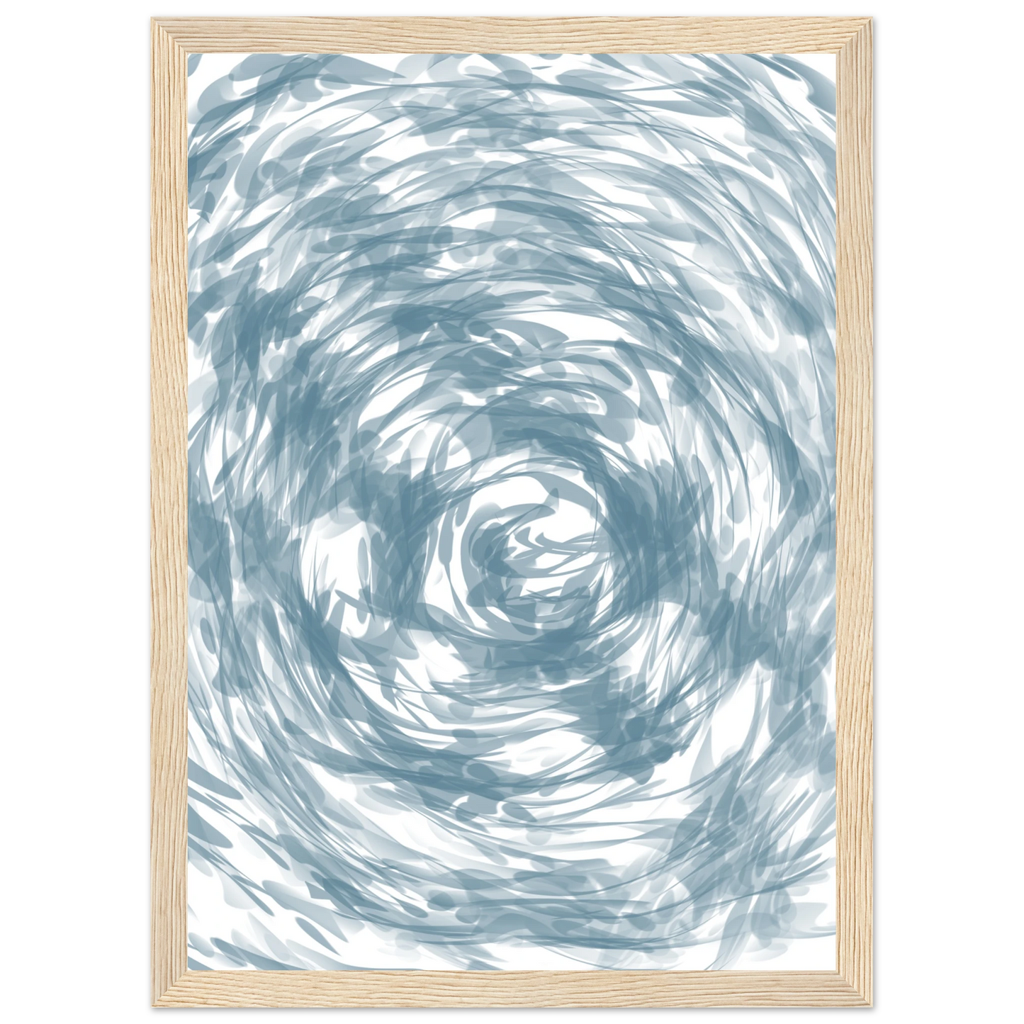 The mind art print in a White frame size A1 (59.4 x 84.1  cm) affordable wall art by Art Aunty NZ