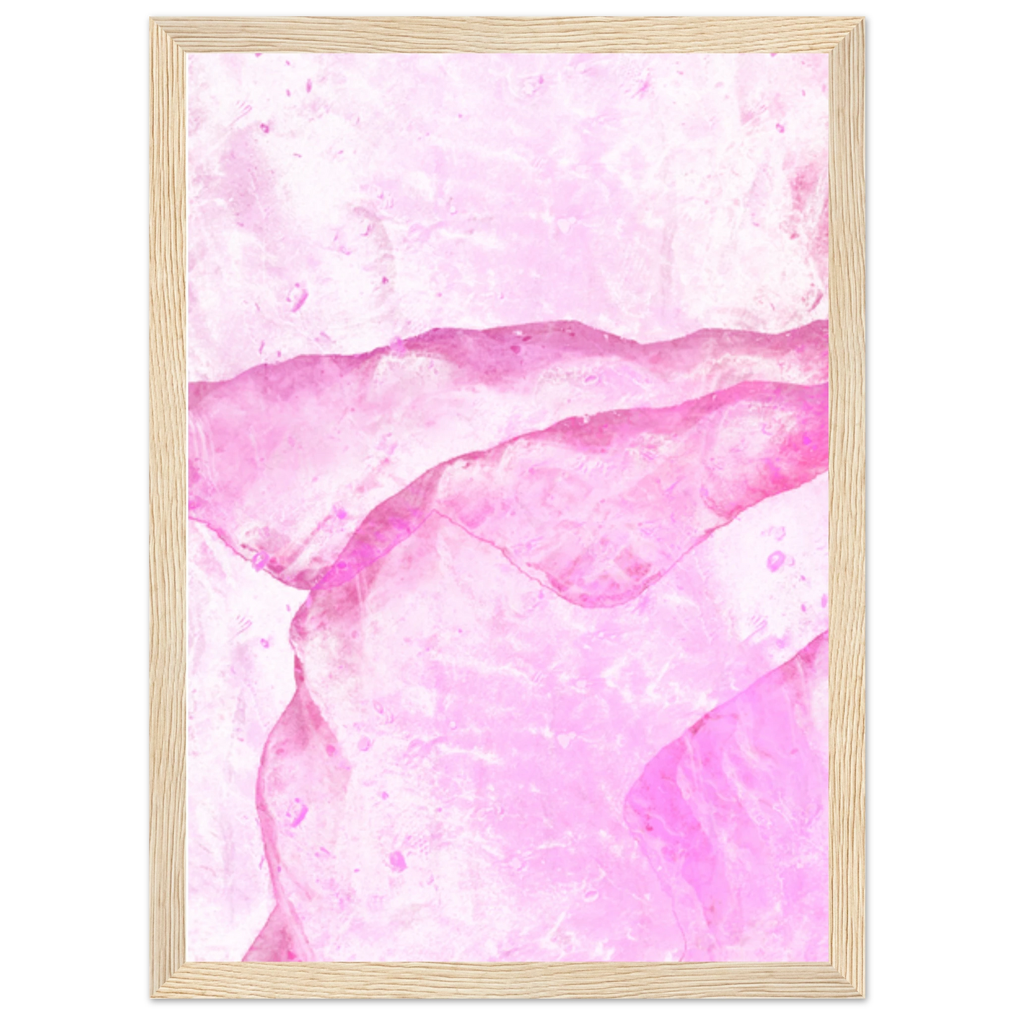 Blur art print in a Black frame size A1 (59.4 x 84.1  cm) affordable wall art by Art Aunty NZ