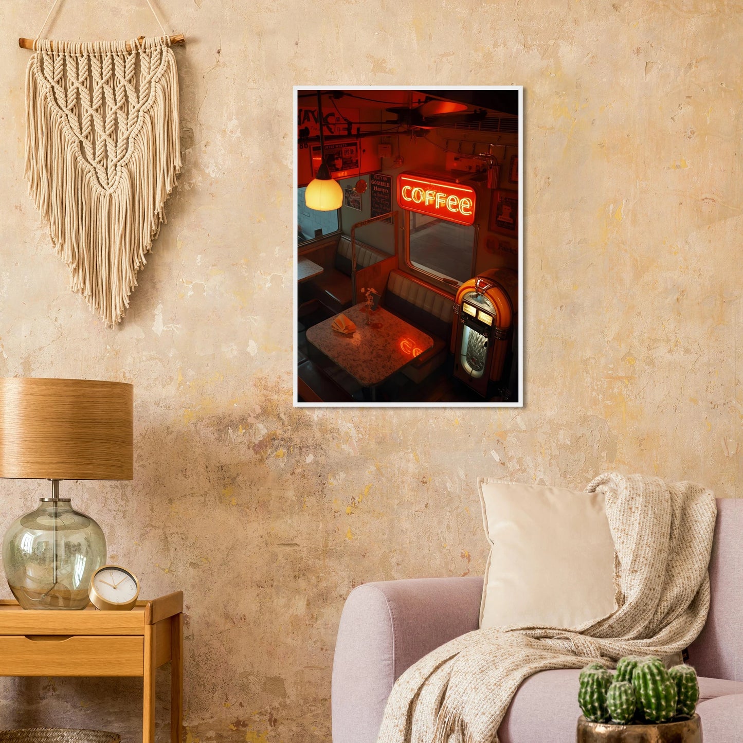 Into the night art print in a  size  affordable wall art by Art Aunty NZ