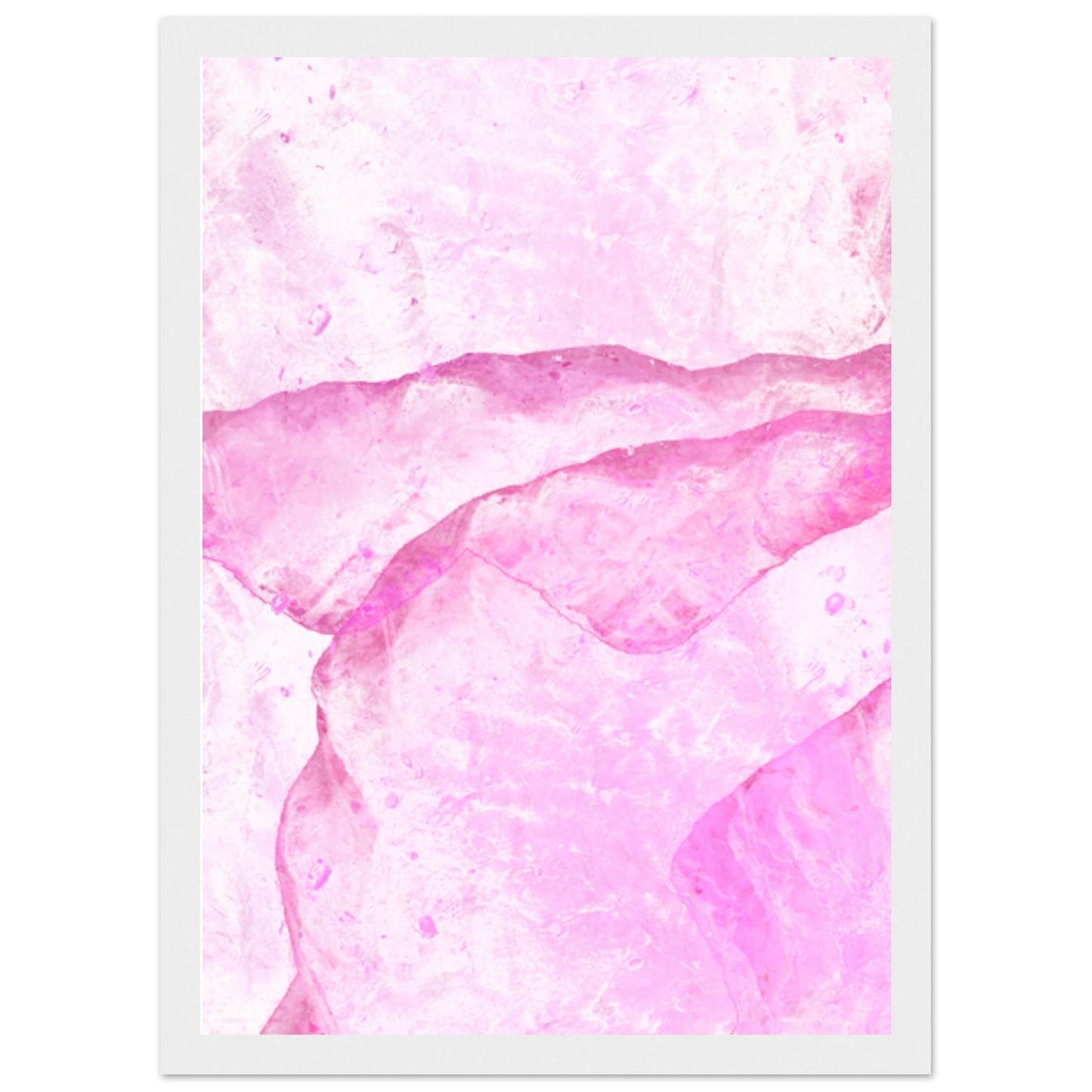 Blur art print in a Wood frame size A1 (59.4 x 84.1  cm) affordable wall art by Art Aunty NZ