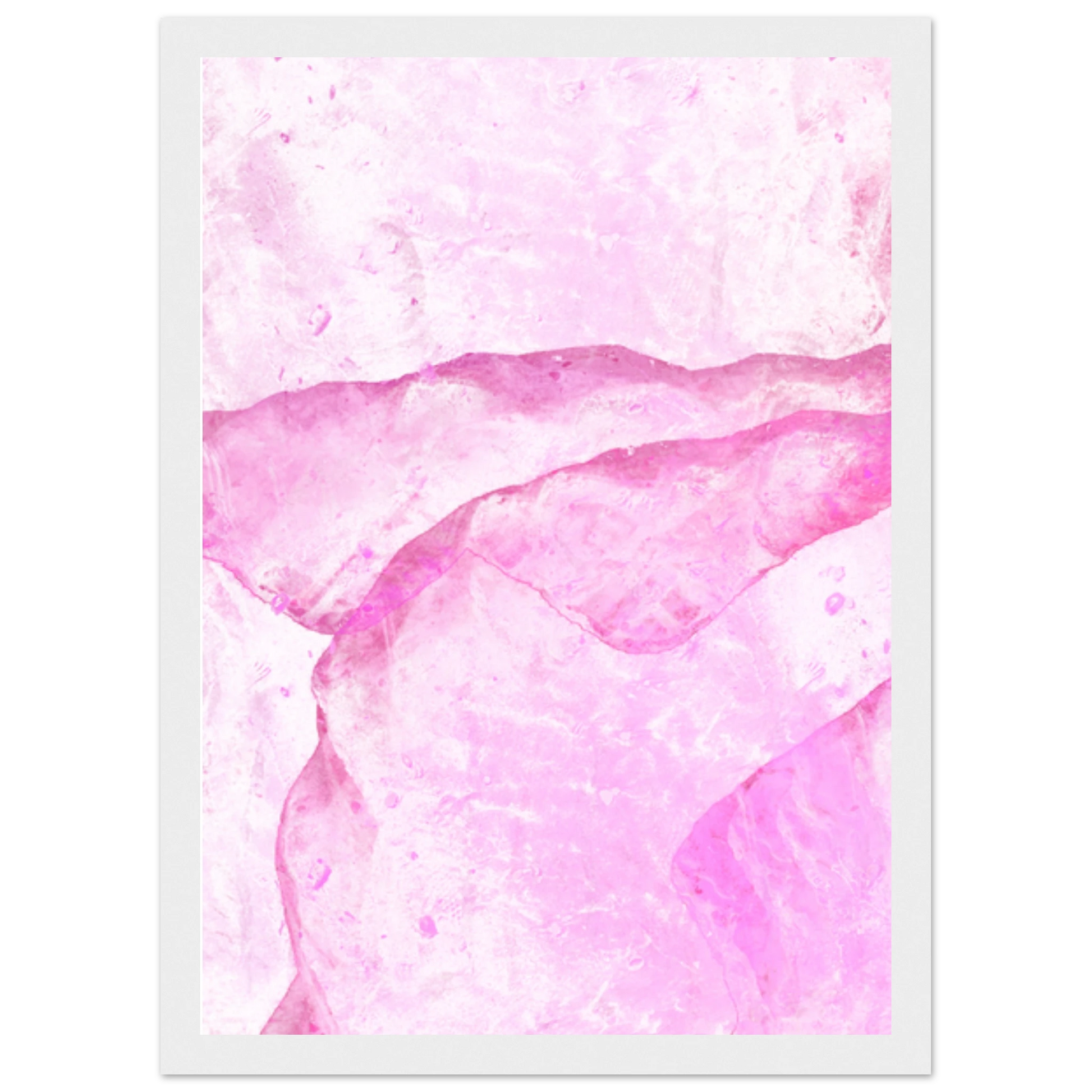 Blur art print in a Wood frame size A1 (59.4 x 84.1  cm) affordable wall art by Art Aunty NZ