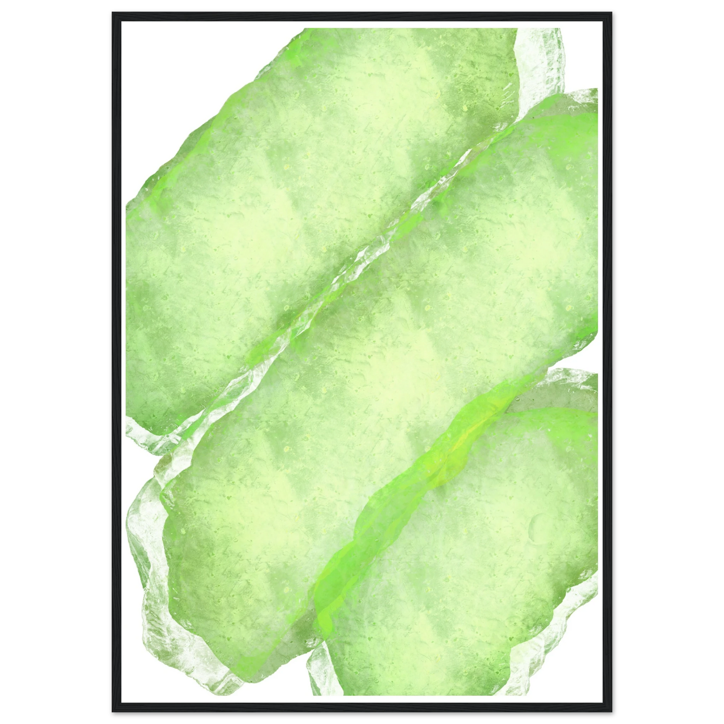 Extasy art print in a Black frame size 21x29.7 cm / 8x12" affordable wall art by Art Aunty NZ