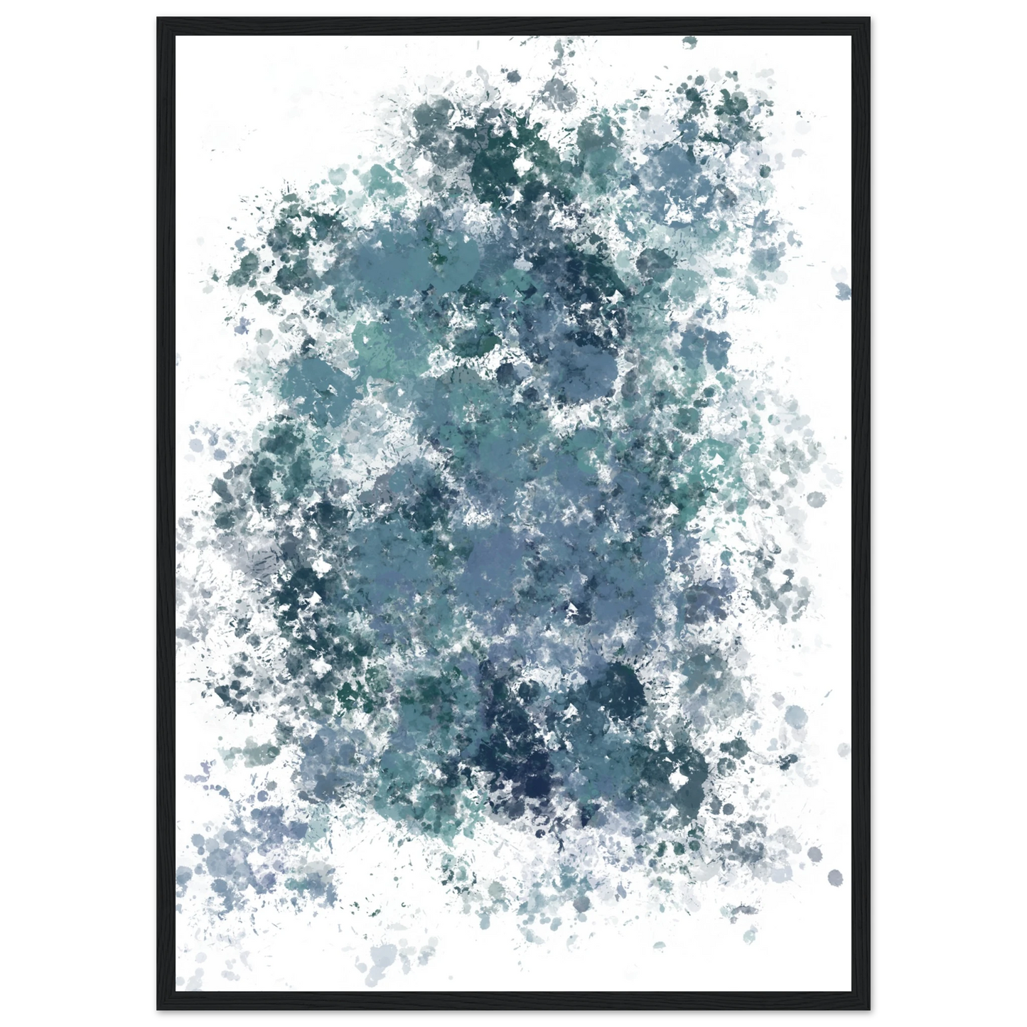 Explode art print in a Black frame size A2 (42 x 59.4  cm) affordable wall art by Art Aunty NZ