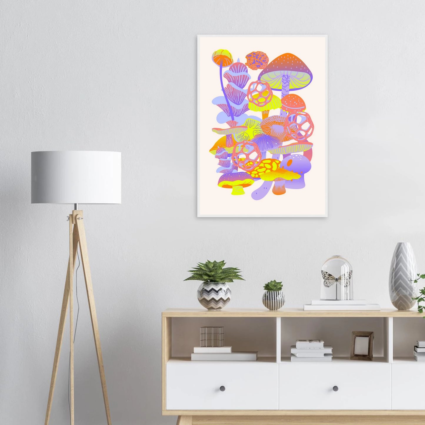 Alice art print in a  size  affordable wall art by Art Aunty NZ