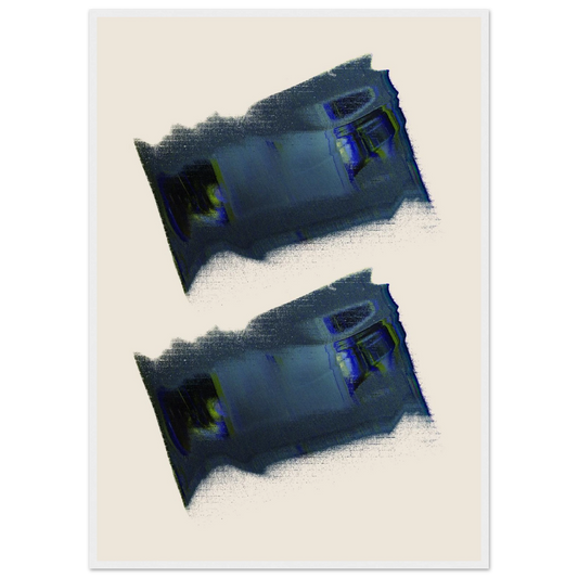 Closer look art print in a White frame size 21x29.7 cm / 8x12" affordable wall art by Art Aunty NZ