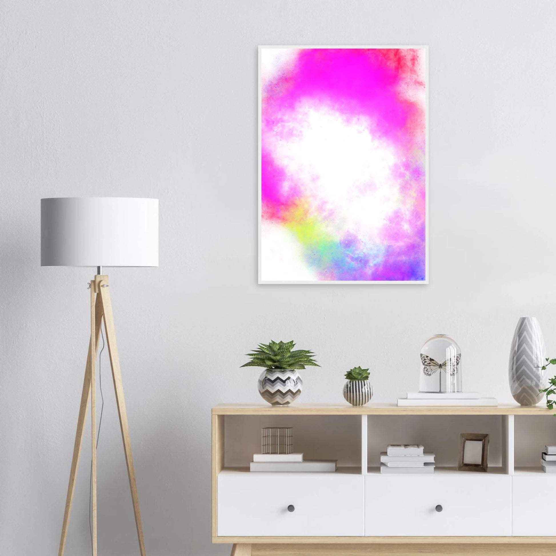Big bang 1 art print in a  size  affordable wall art by Art Aunty NZ