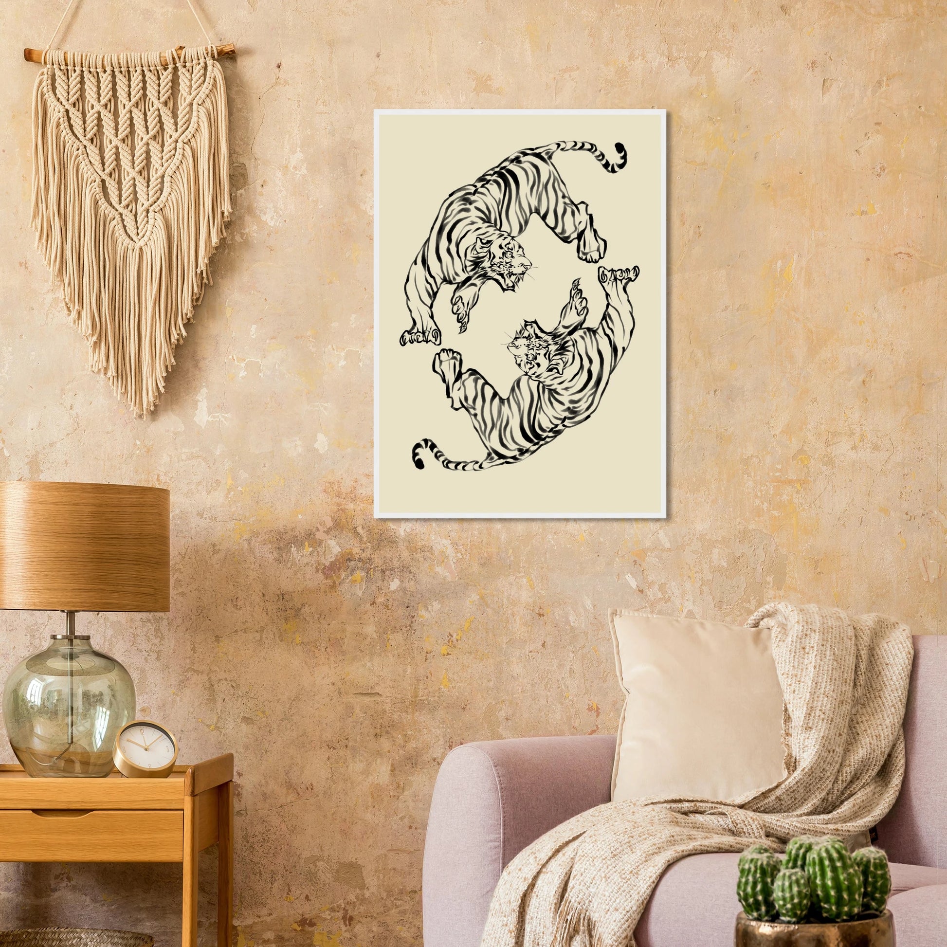 Twice as nice art print in a  size  affordable wall art by Art Aunty NZ