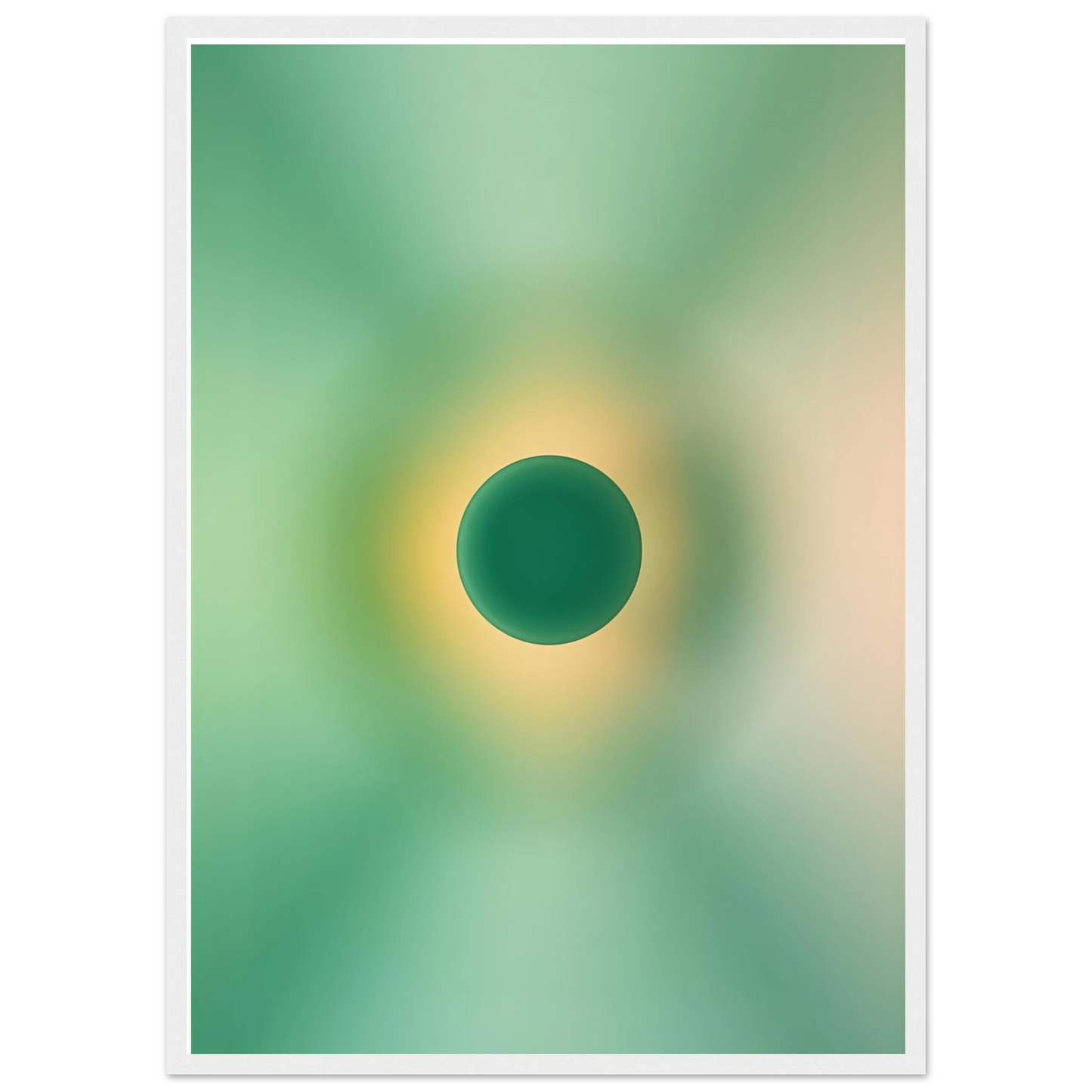 Earth art print in a Wood frame size A2 (42 x 59.4  cm) affordable wall art by Art Aunty NZ