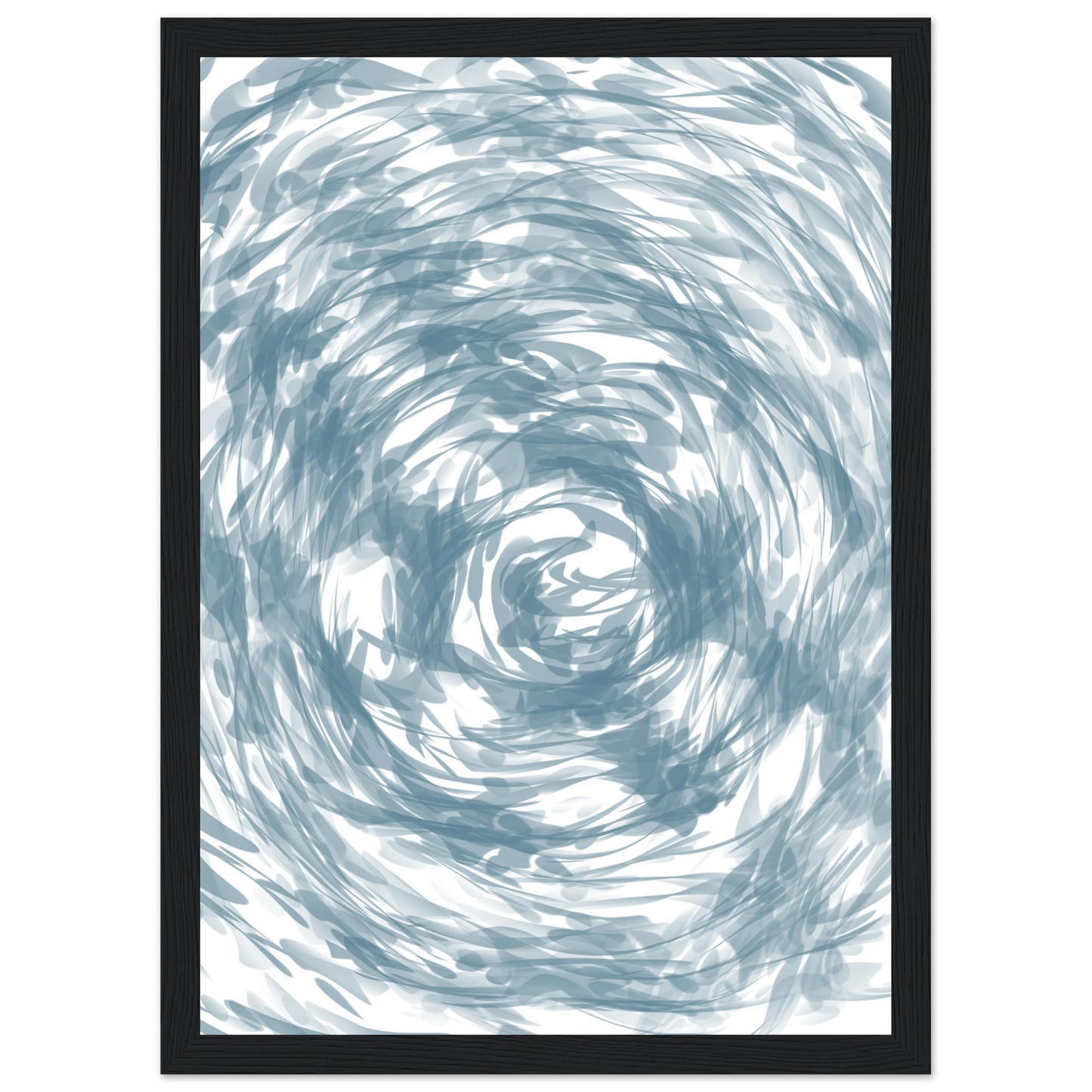 The mind art print in a Black frame size A1 (59.4 x 84.1  cm) affordable wall art by Art Aunty NZ