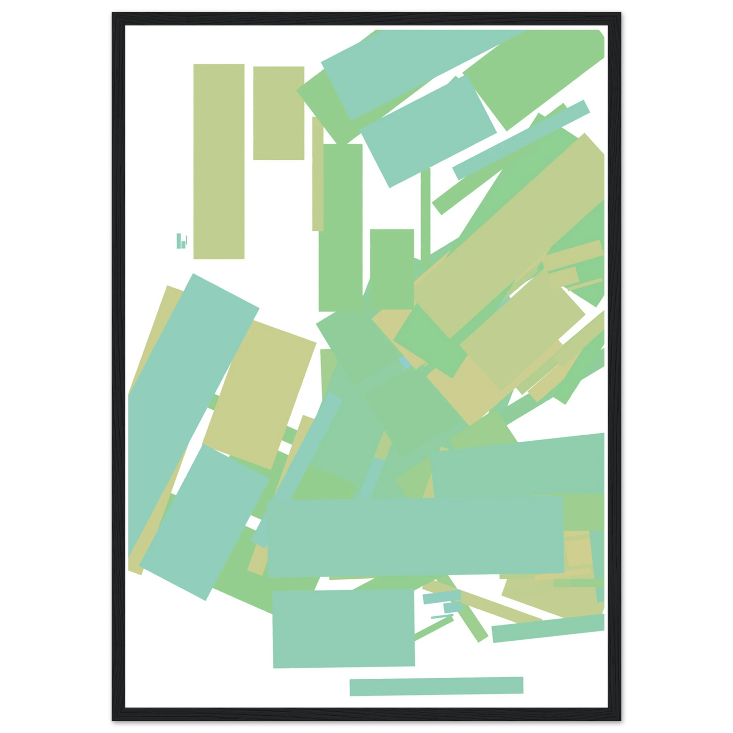 Brace art print in a Black frame size 21x29.7 cm / 8x12" affordable wall art by Art Aunty NZ