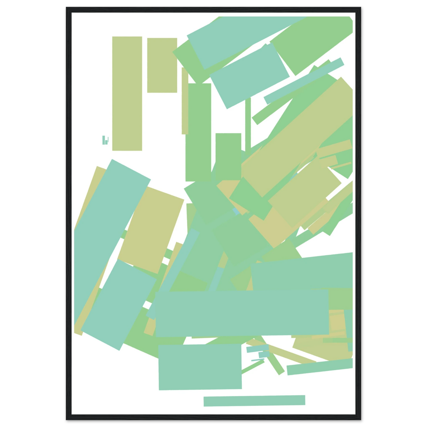 Brace art print in a Wood frame size A2 (42 x 59.4  cm) affordable wall art by Art Aunty NZ