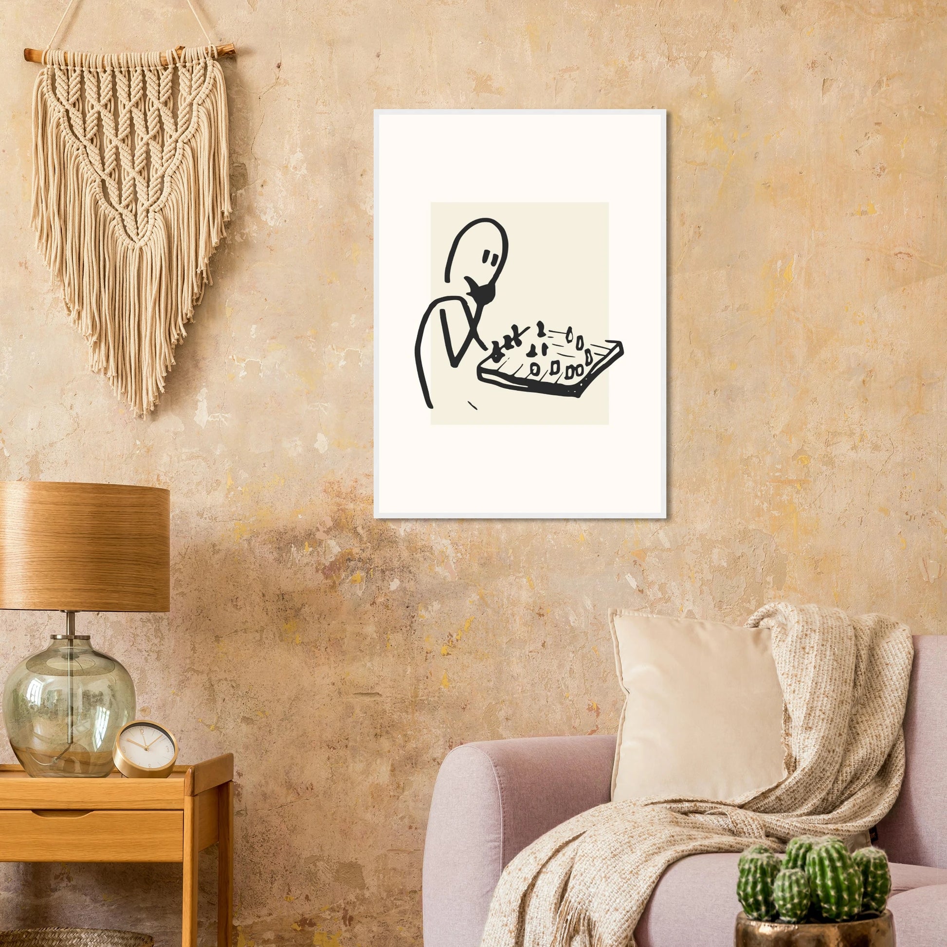 Strategy art print in a  size  affordable wall art by Art Aunty NZ