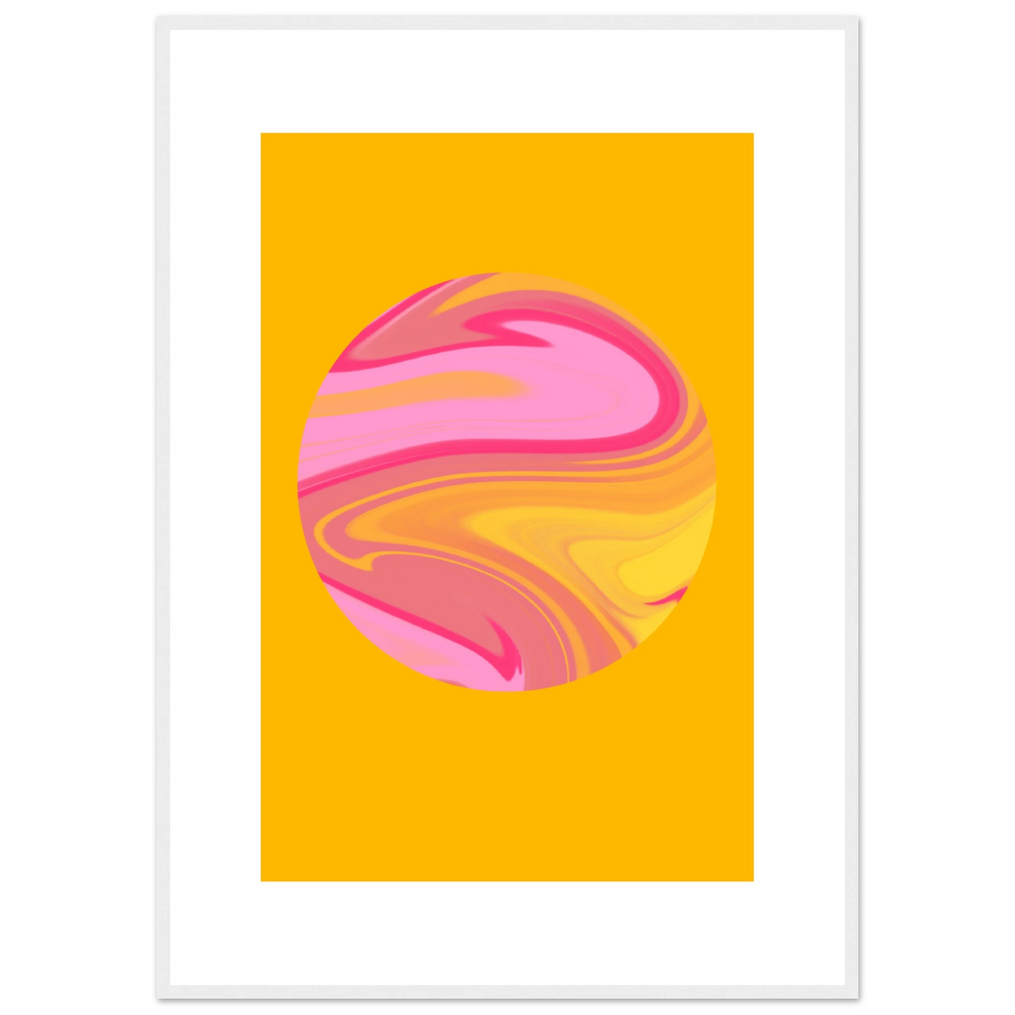 Name art print in a White frame size 21x29.7 cm / 8x12" affordable wall art by Art Aunty NZ