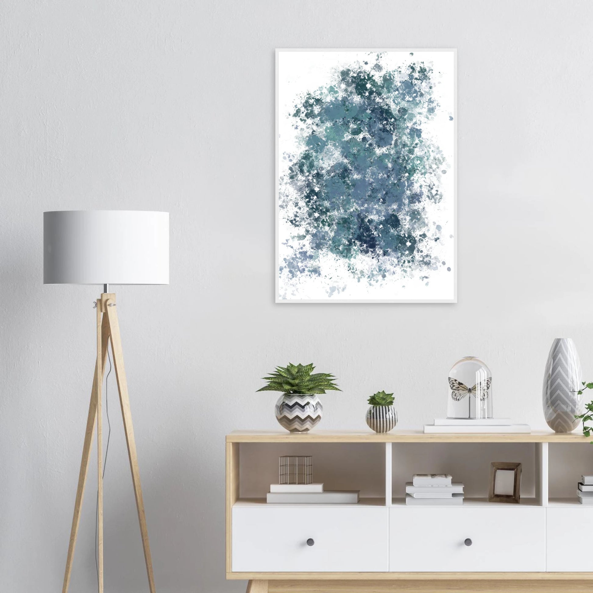 Explode art print in a  size  affordable wall art by Art Aunty NZ