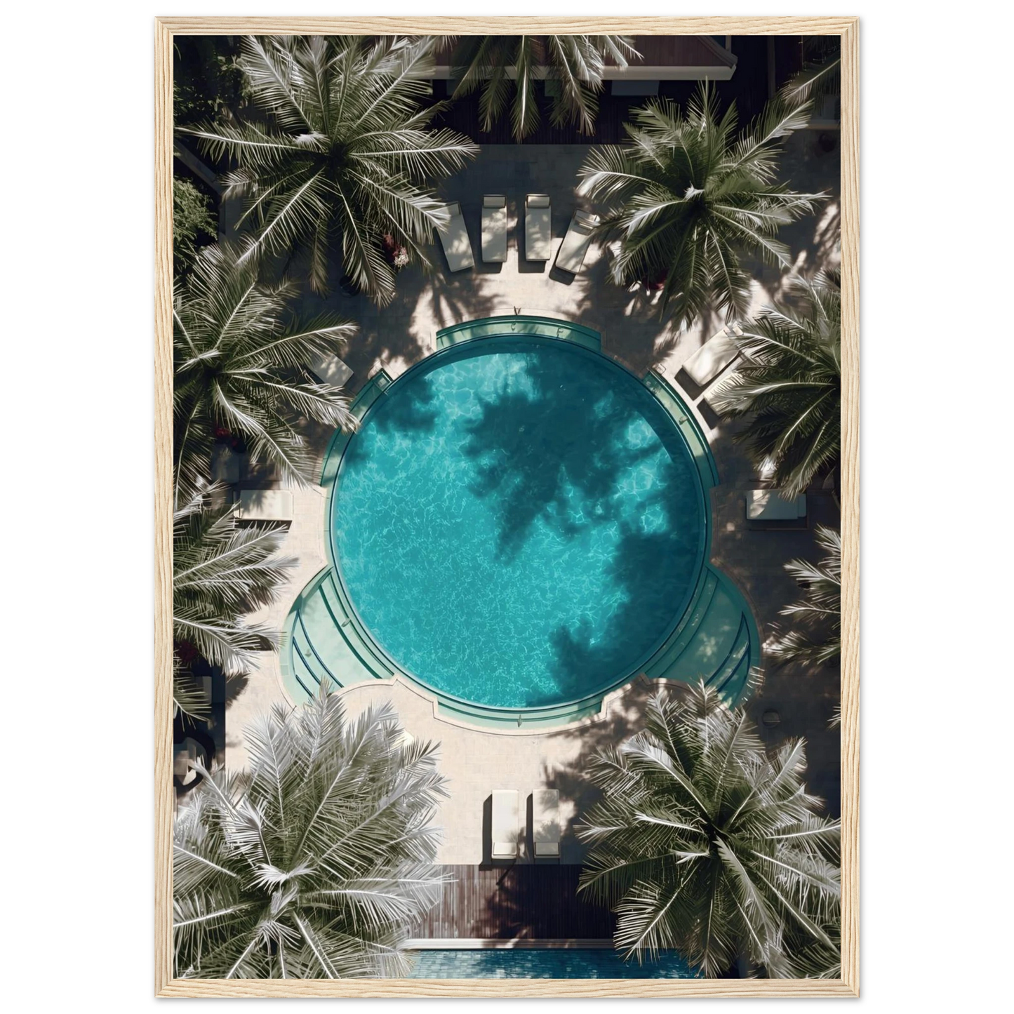 Spire art print in a Black frame size A2 (42 x 59.4  cm) affordable wall art by Art Aunty NZ