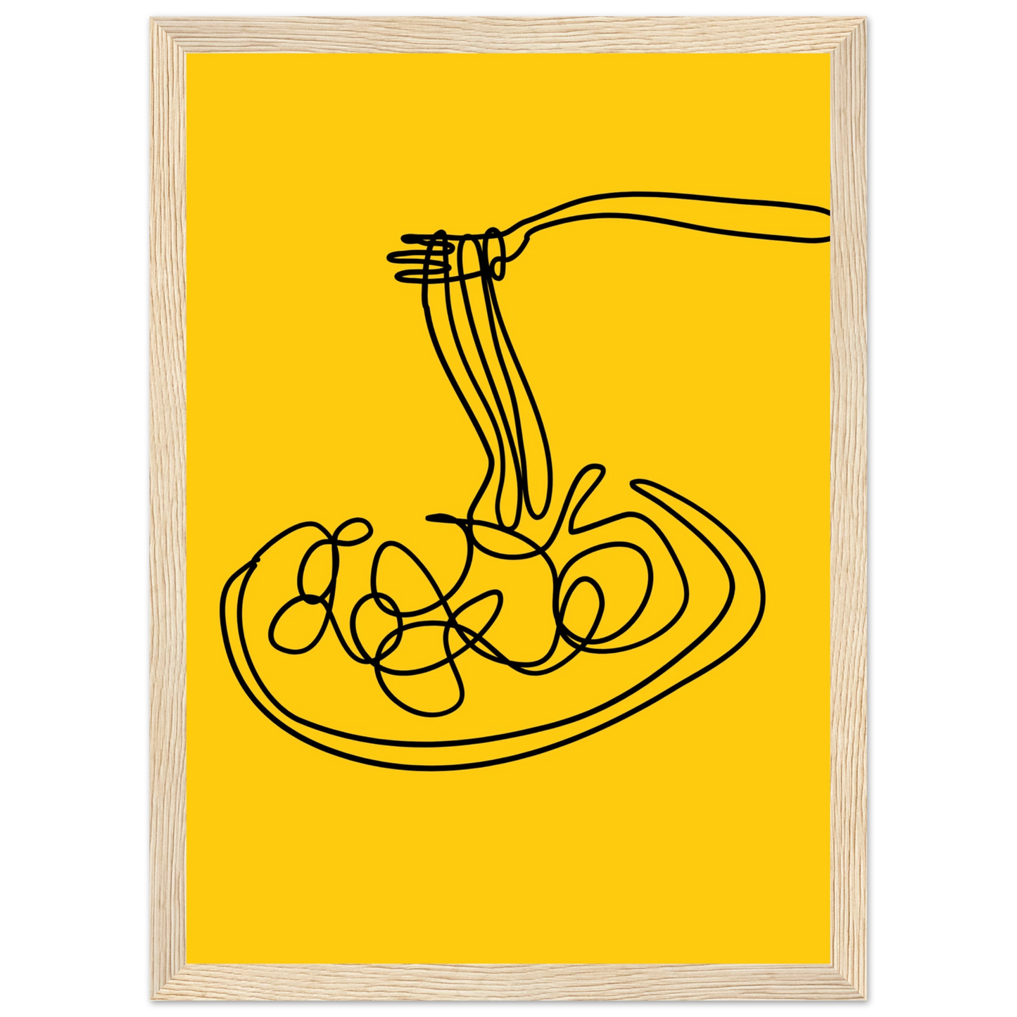 Beaut 1 art print in a Black frame size A1 (59.4 x 84.1  cm) affordable wall art by Art Aunty NZ