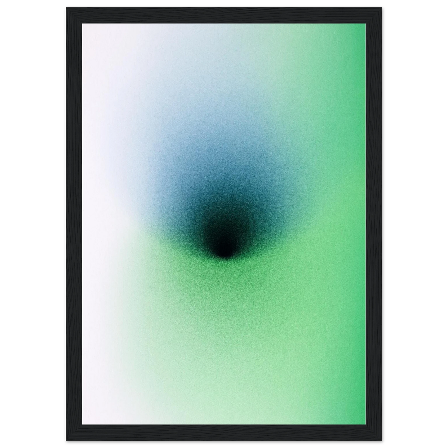 Depth art print in a Black frame size A1 (59.4 x 84.1  cm) affordable wall art by Art Aunty NZ