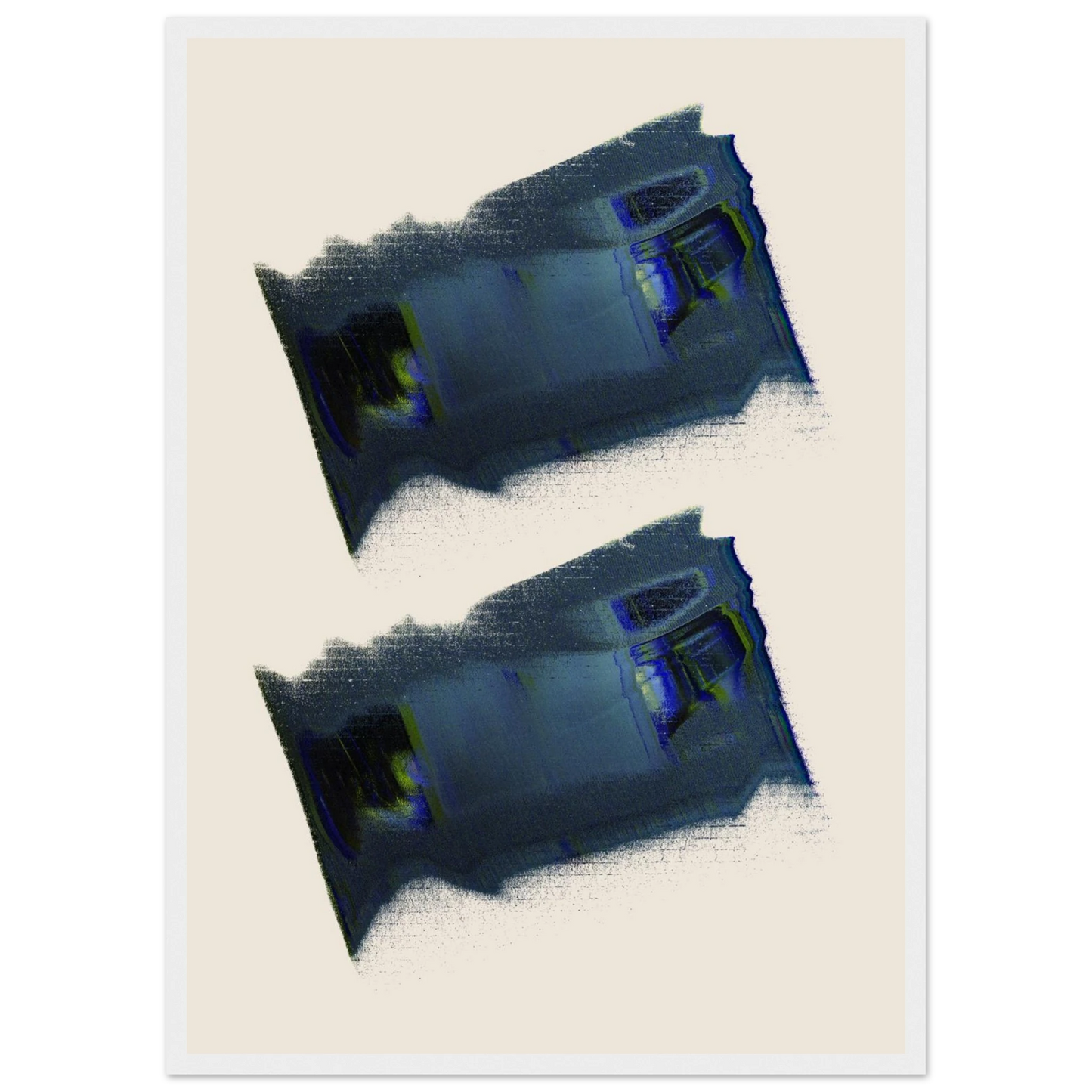 Closer look art print in a Black frame size 21x29.7 cm / 8x12" affordable wall art by Art Aunty NZ