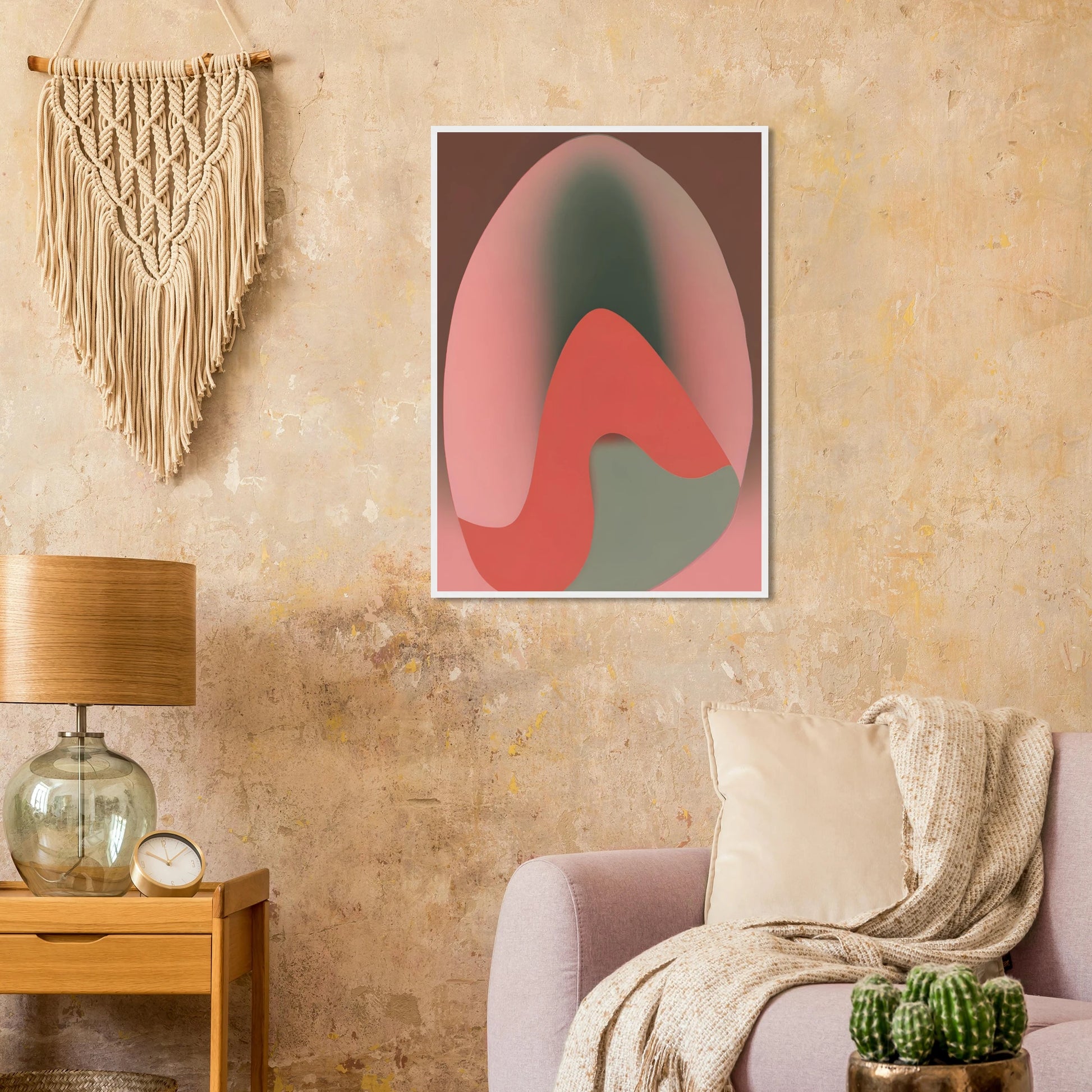 Egg art print in a  size  affordable wall art by Art Aunty NZ