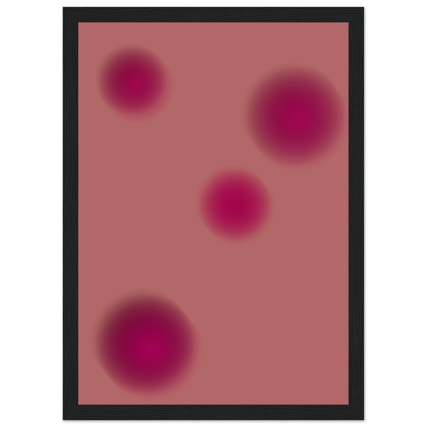 Good vibrations art print in a Black frame size A1 (59.4 x 84.1  cm) affordable wall art by Art Aunty NZ